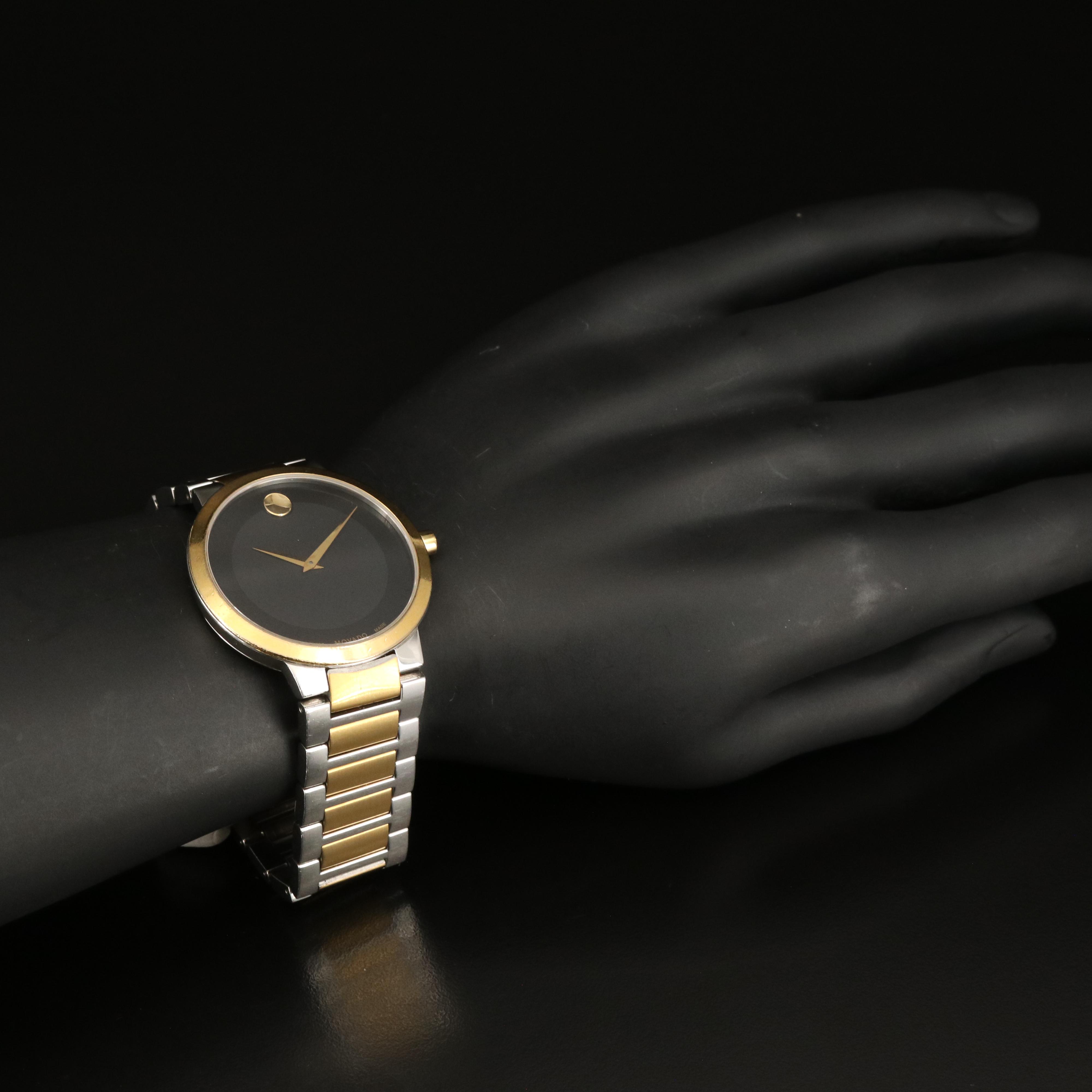 Movado Museum Bold Stainless Steel Watch