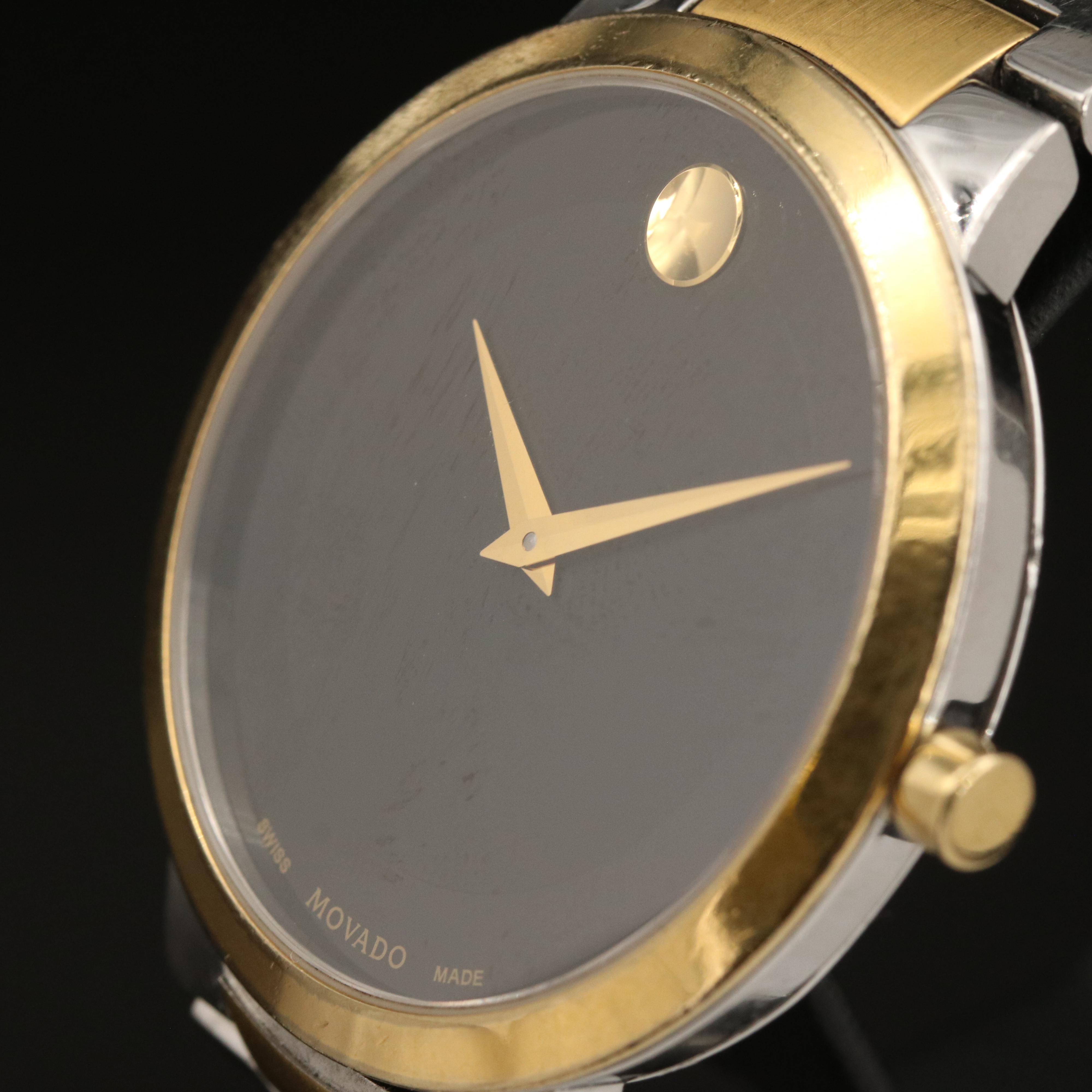 Movado Museum Bold Stainless Steel Watch