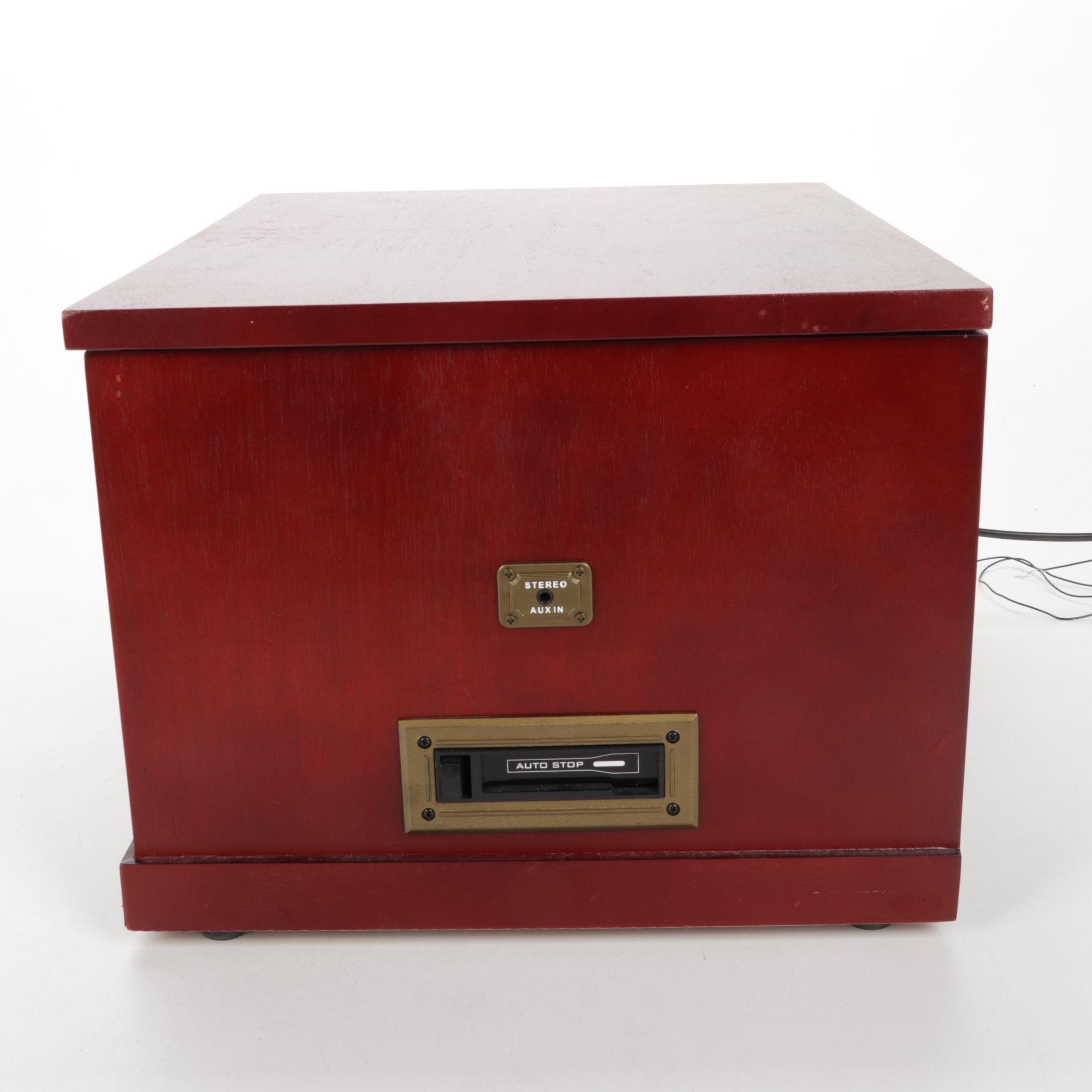 Electro Brand Integrated Stereo System with CD, Record Player and AM/FM Radio