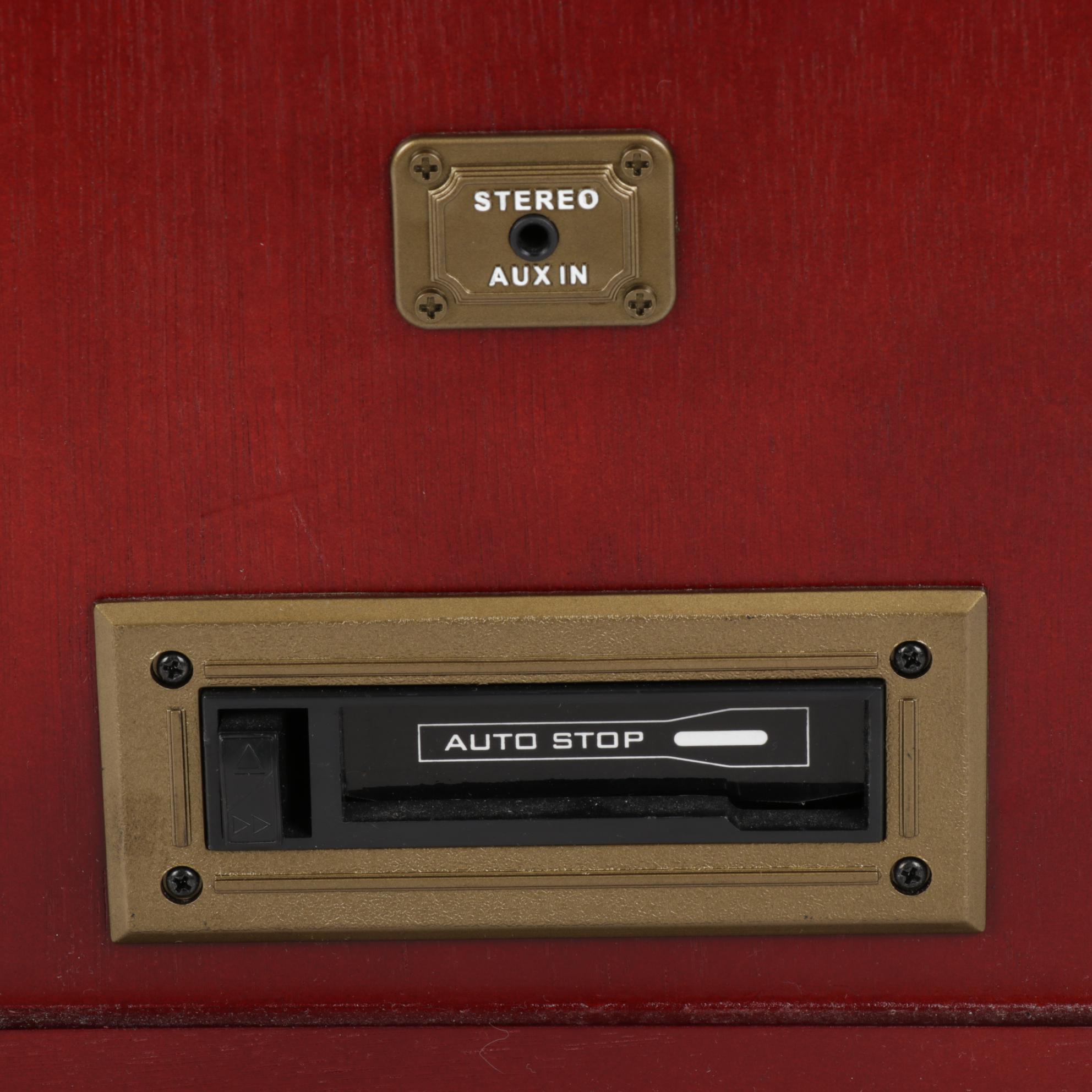 Electro Brand Integrated Stereo System with CD, Record Player and AM/FM Radio