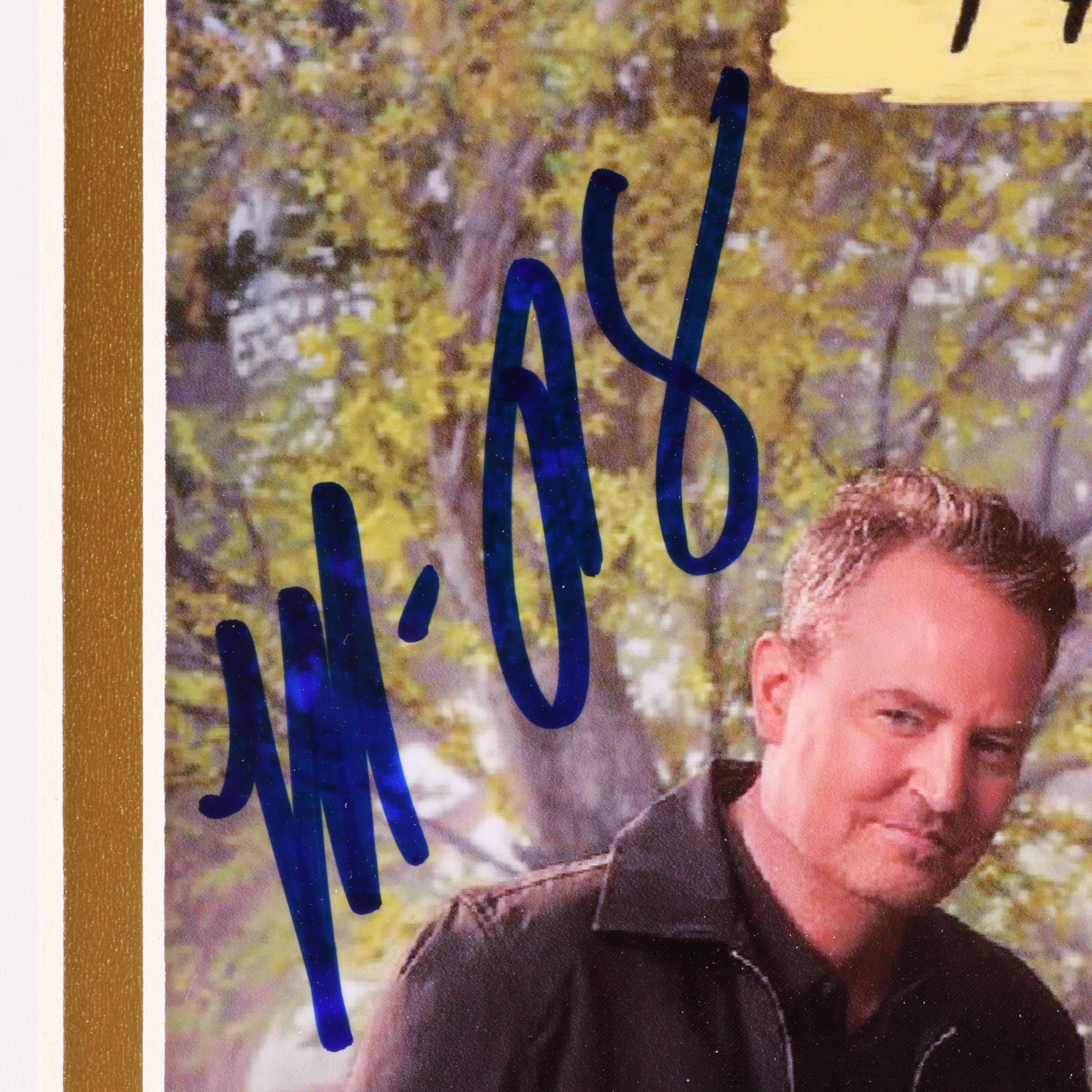 Aniston, Cox, Kudrow, Perry, Schwimmer, and Leblanc Signed "Friends" TV Print