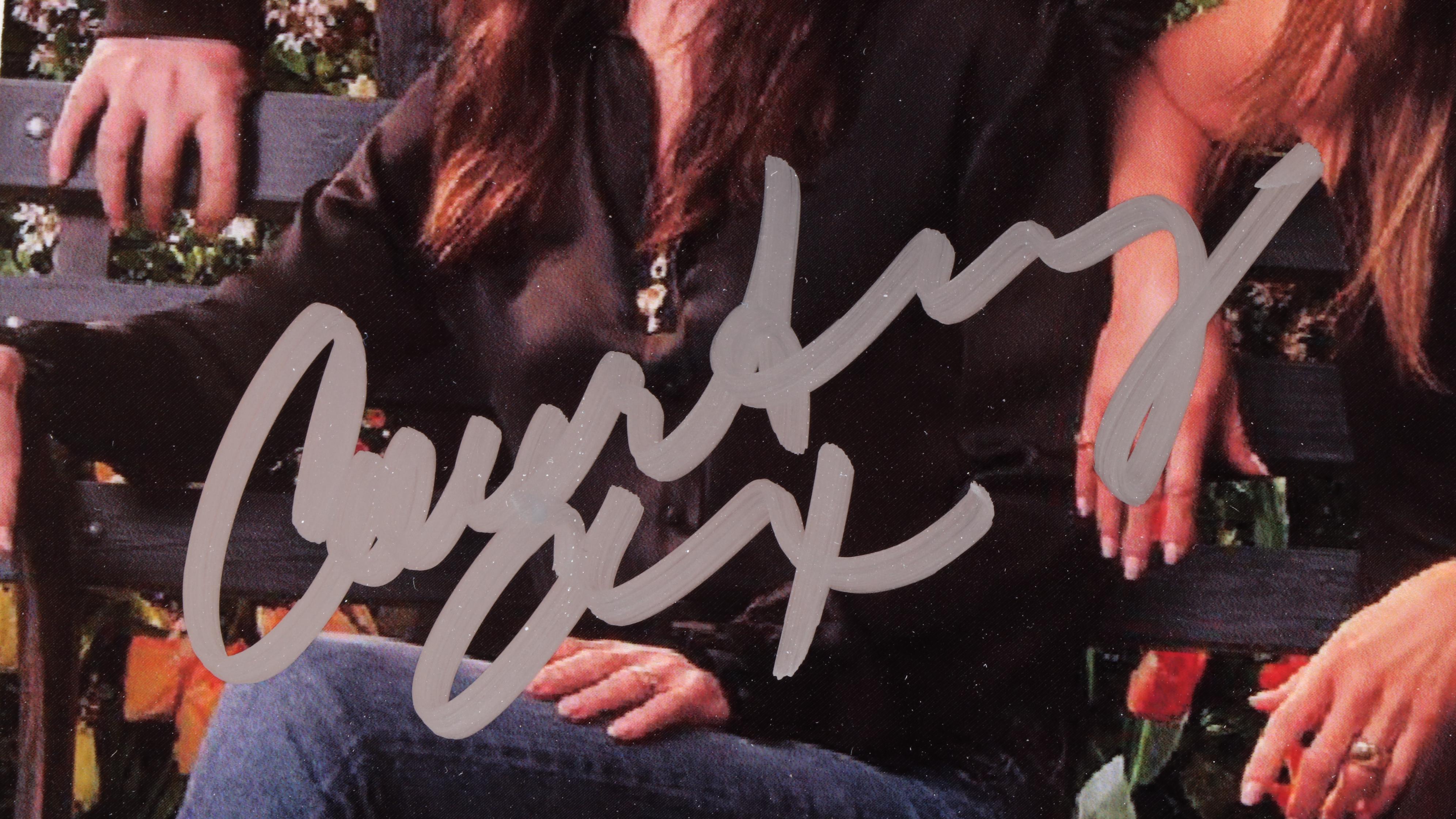 Aniston, Cox, Kudrow, Perry, Schwimmer, and Leblanc Signed "Friends" TV Print