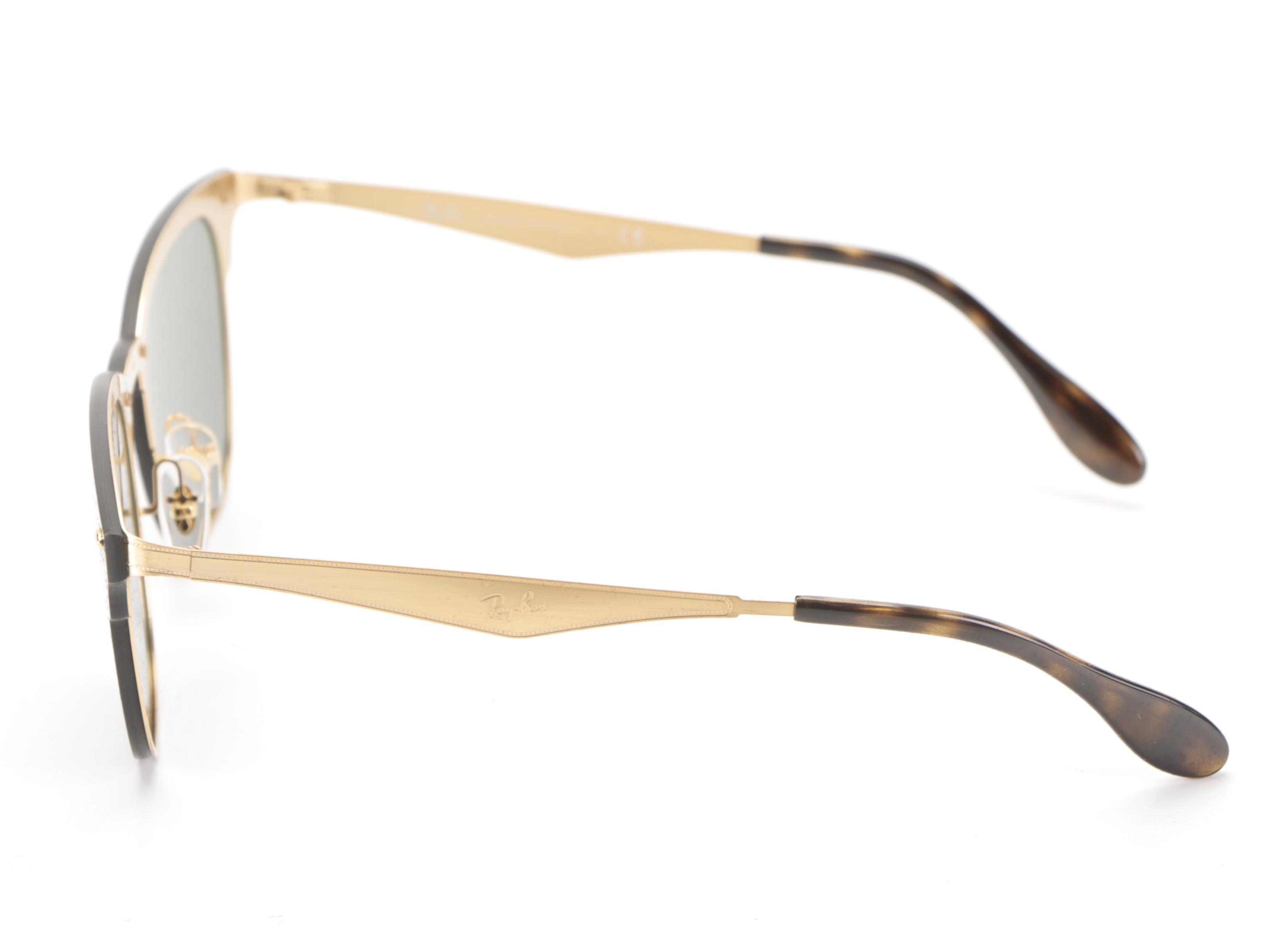 Ray-Ban RB3576-N Blaze Clubmaster Sunglasses with Case and Box