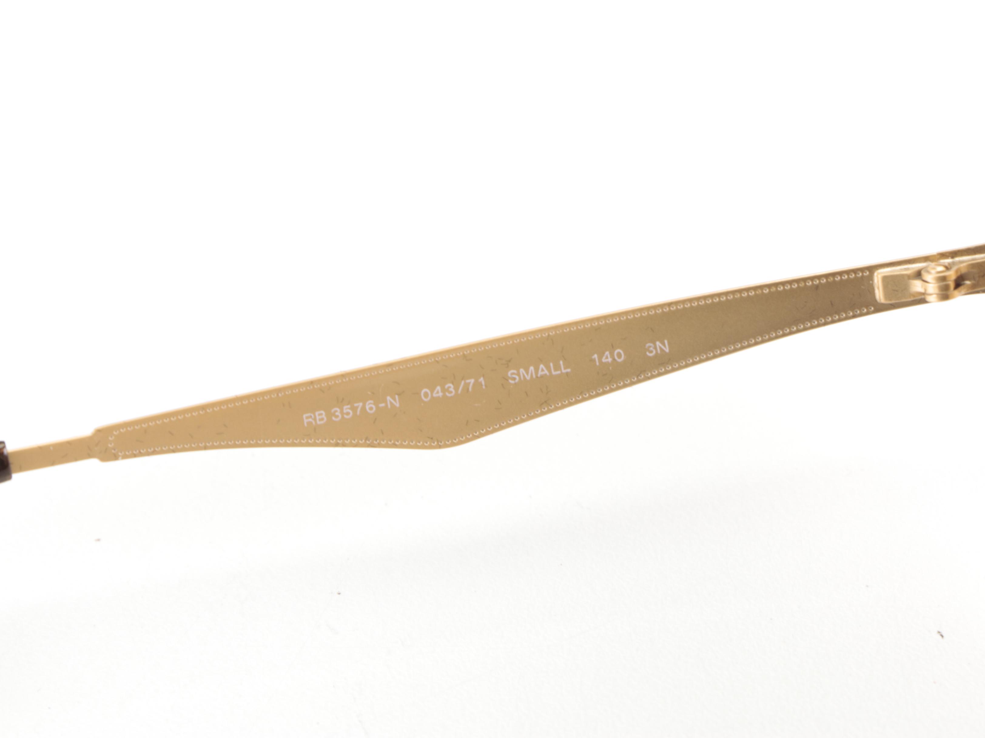 Ray-Ban RB3576-N Blaze Clubmaster Sunglasses with Case and Box