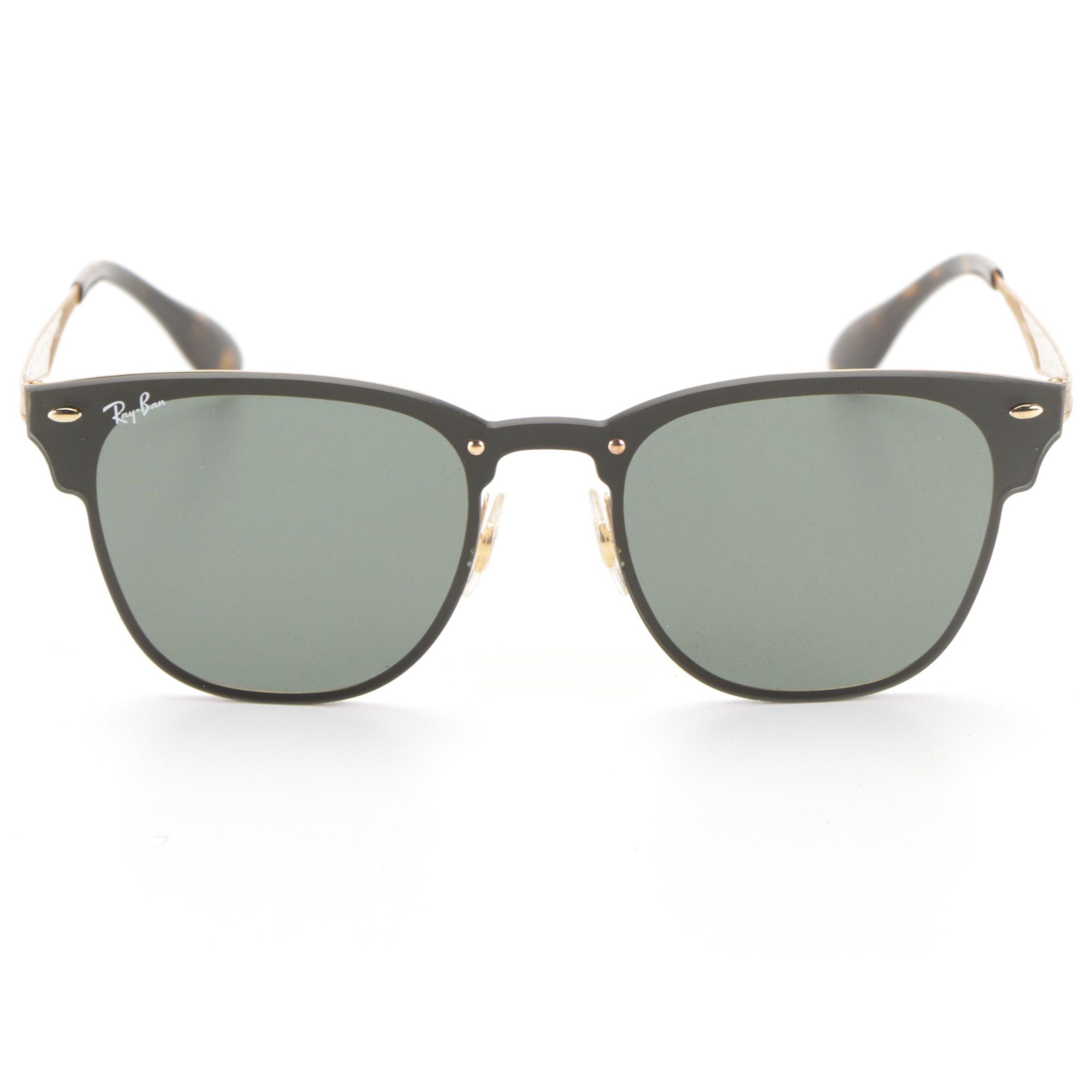 Ray-Ban RB3576-N Blaze Clubmaster Sunglasses with Case and Box