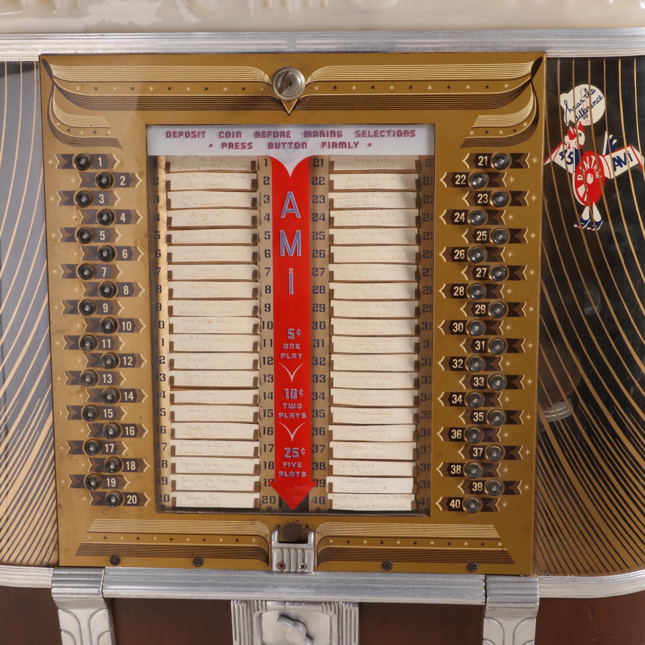 AMI Record Changer Juke Box, Mid-20th Century