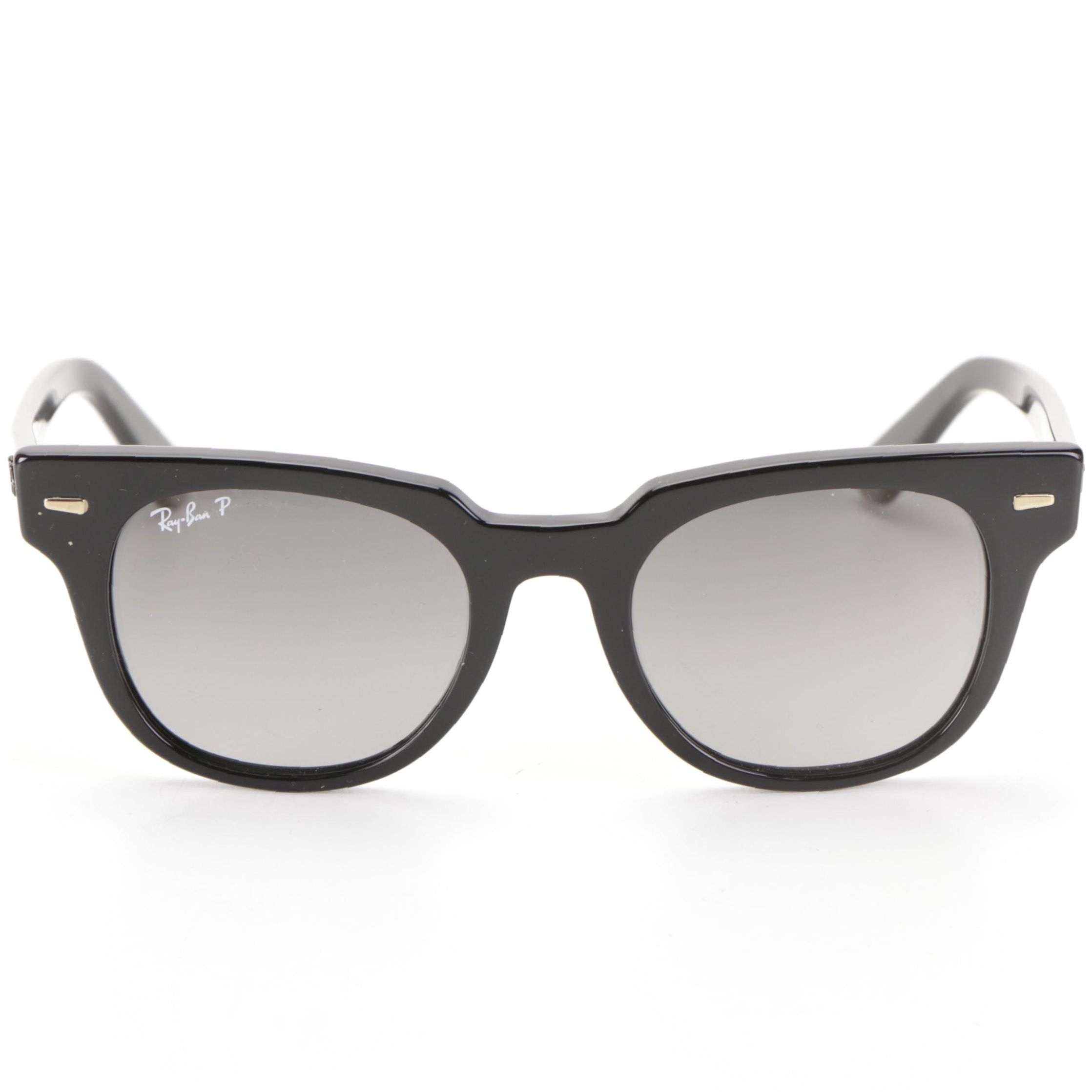 Ray-Ban RB2168 Meteor Polarized Sunglasses in Black with Case and Box