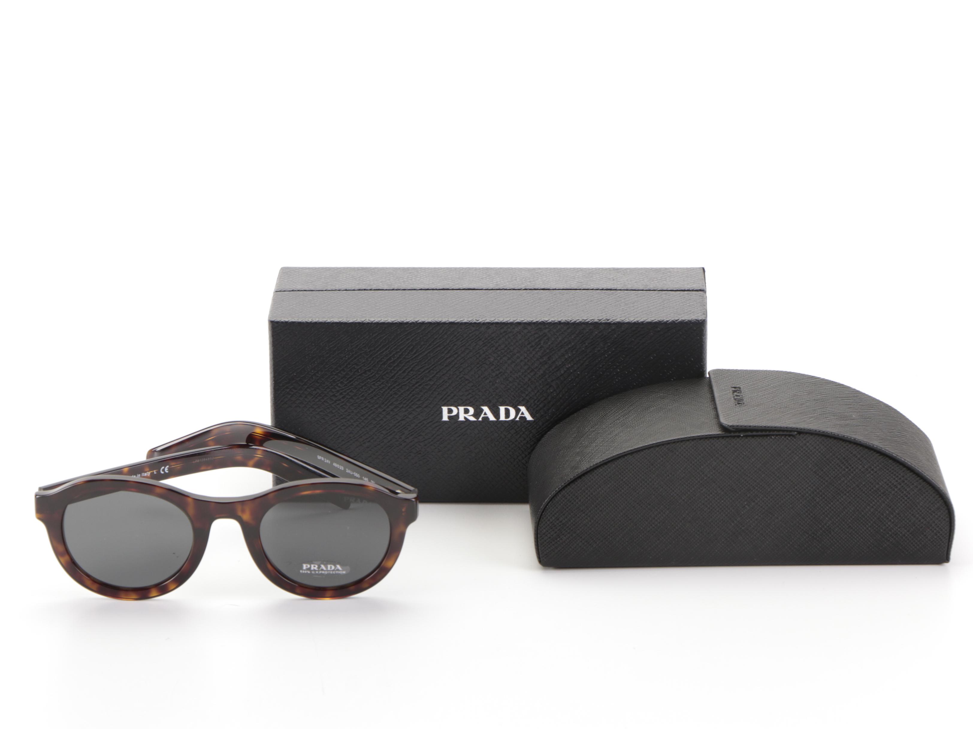 Prada SPR 24V Conceptual Sunglasses with Case and Box
