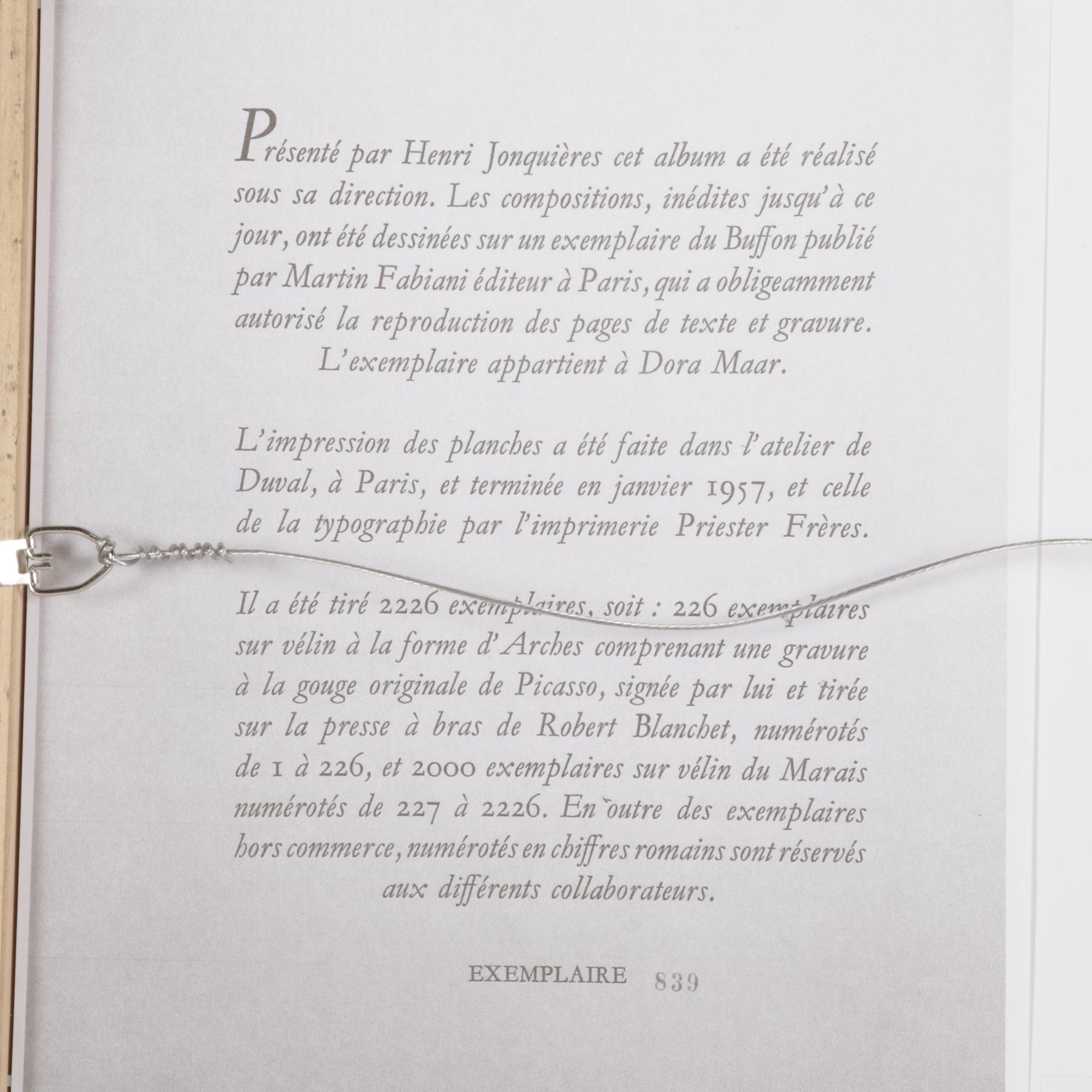 Collotype After Pablo Picasso "L'épervier, visage de femme" 1957
