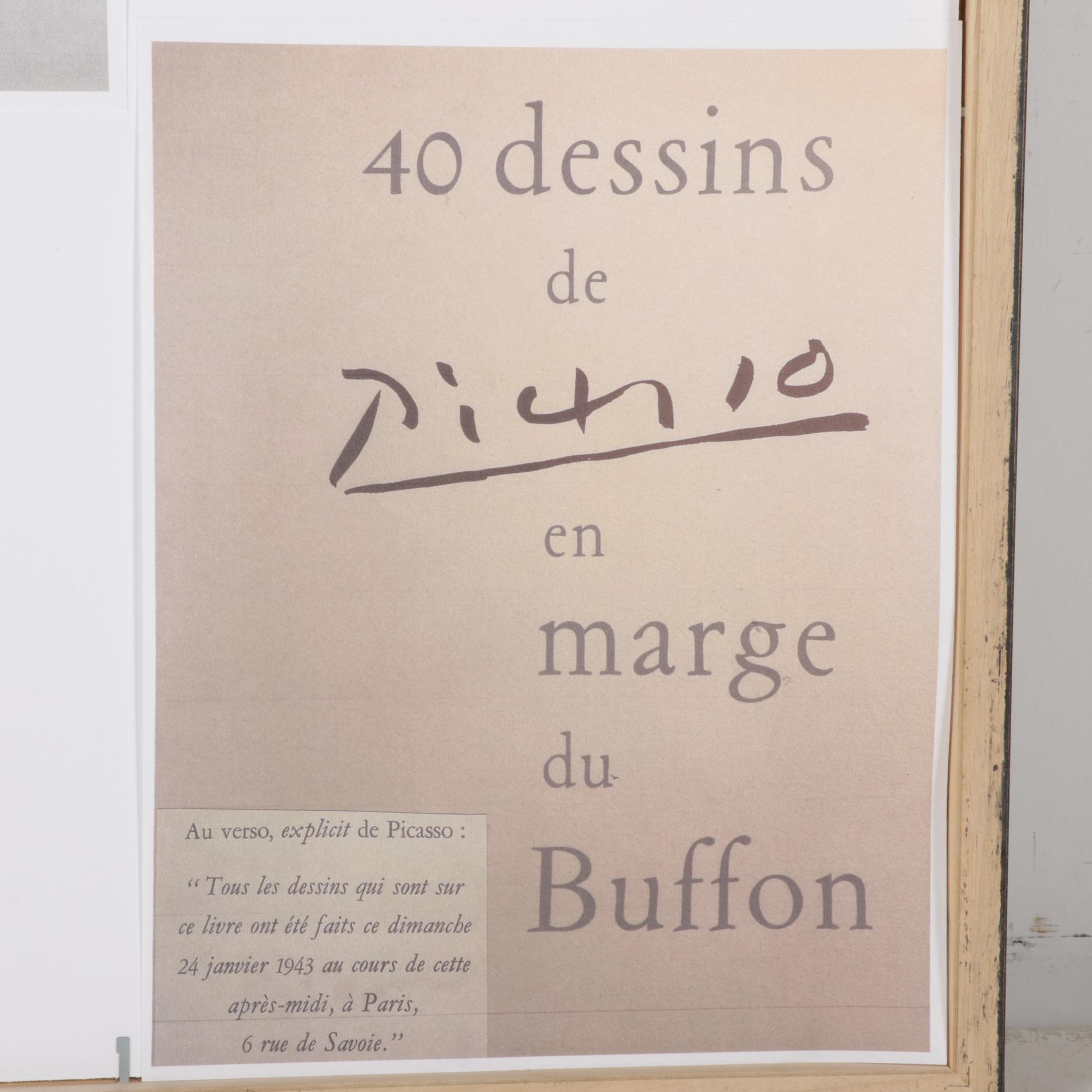 Collotype After Pablo Picasso "L'épervier, visage de femme" 1957