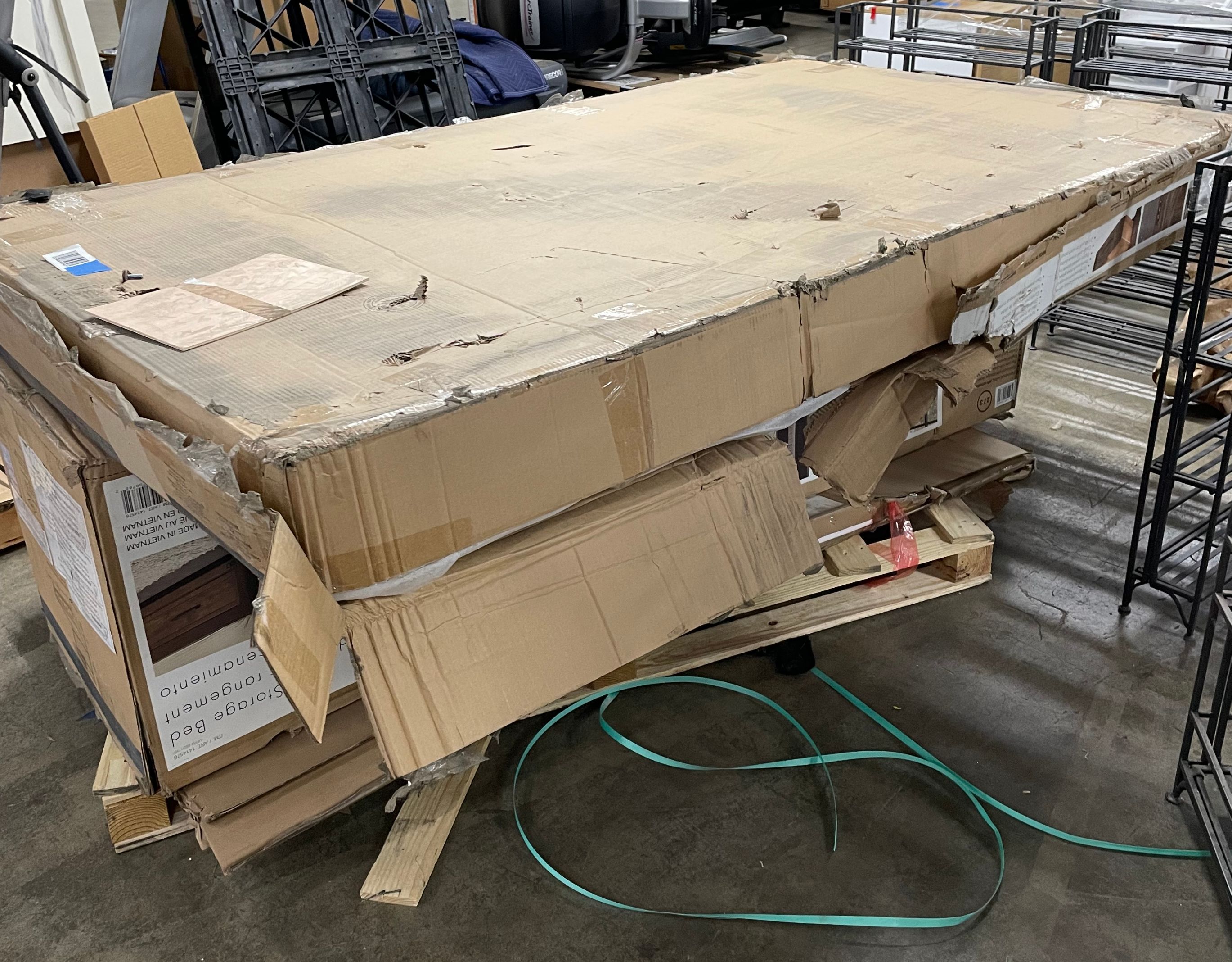 Northridge Home "Urban Park" King Size Platform Storage Bed