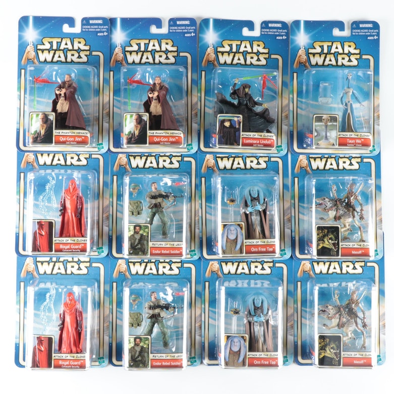 Hasbro Factory Sealed Box of Star Wars Action Figures, 2002