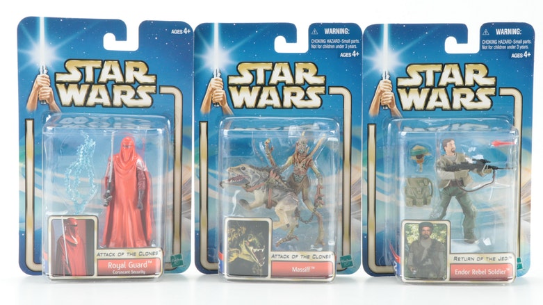 Hasbro Factory Sealed Box of Star Wars Action Figures, 2002