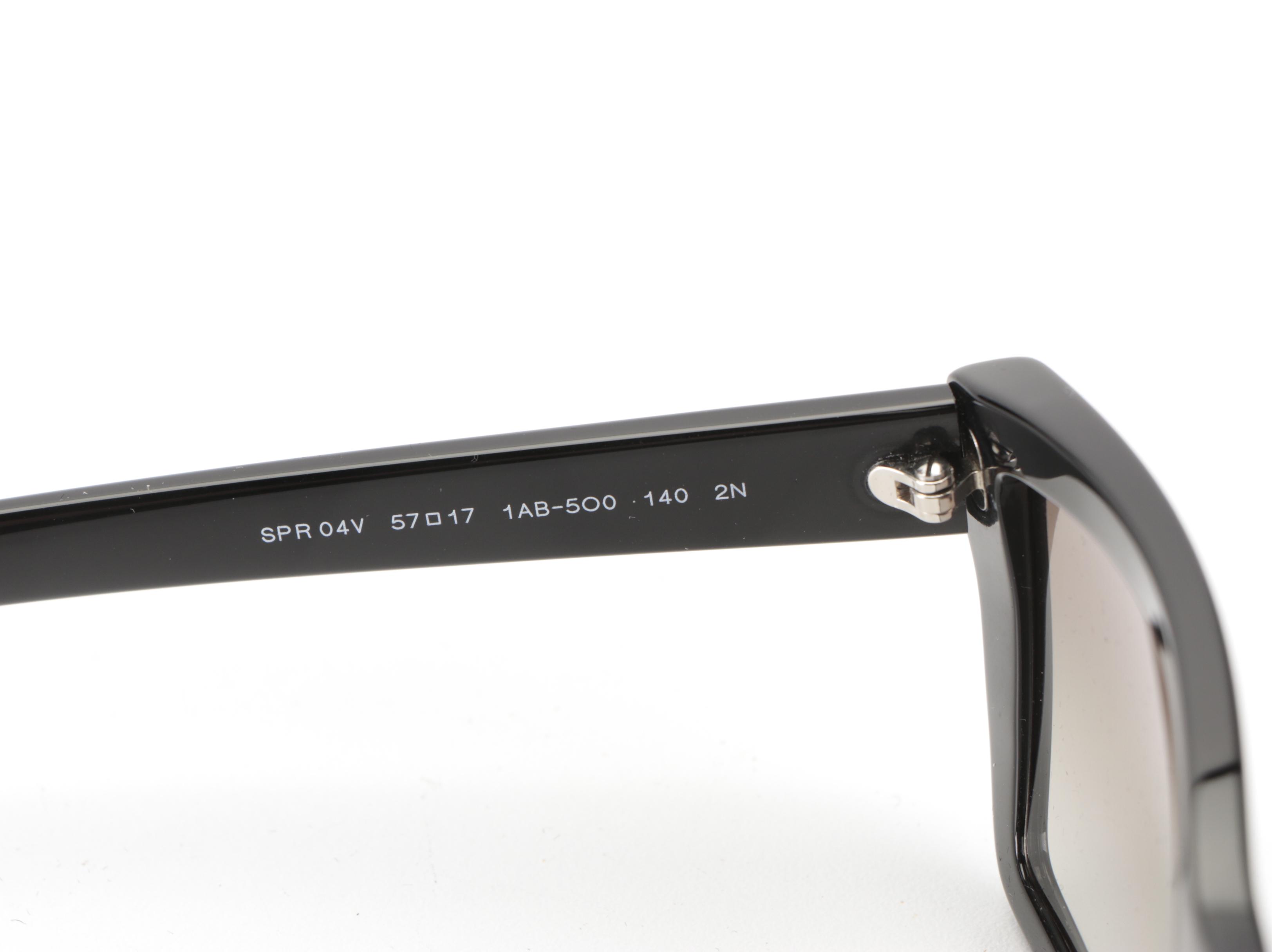 Prada SPR04V Rectangular Sunglasses with Case and Box