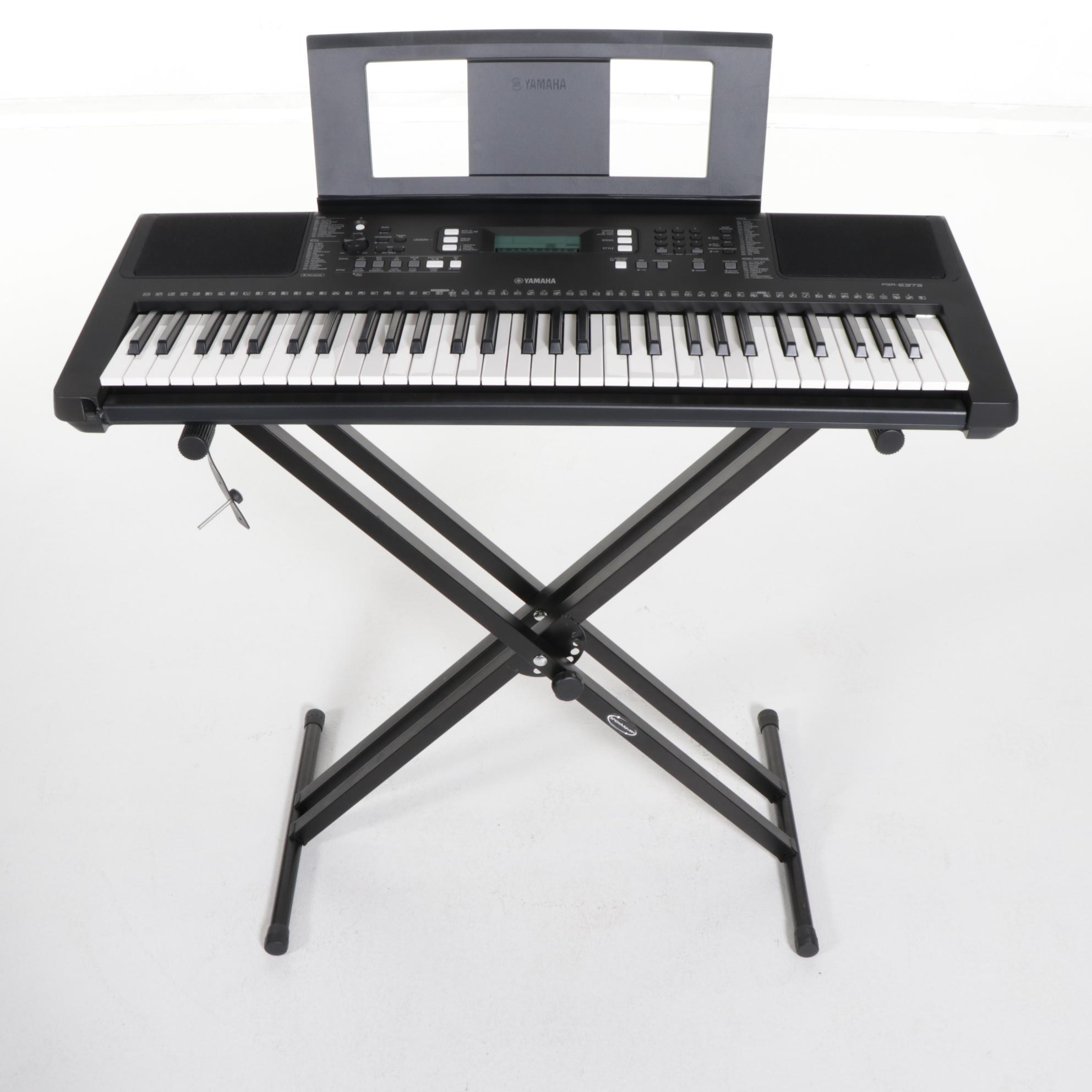 Yamaha PSR-E373 Keyboard with Stand and Bench