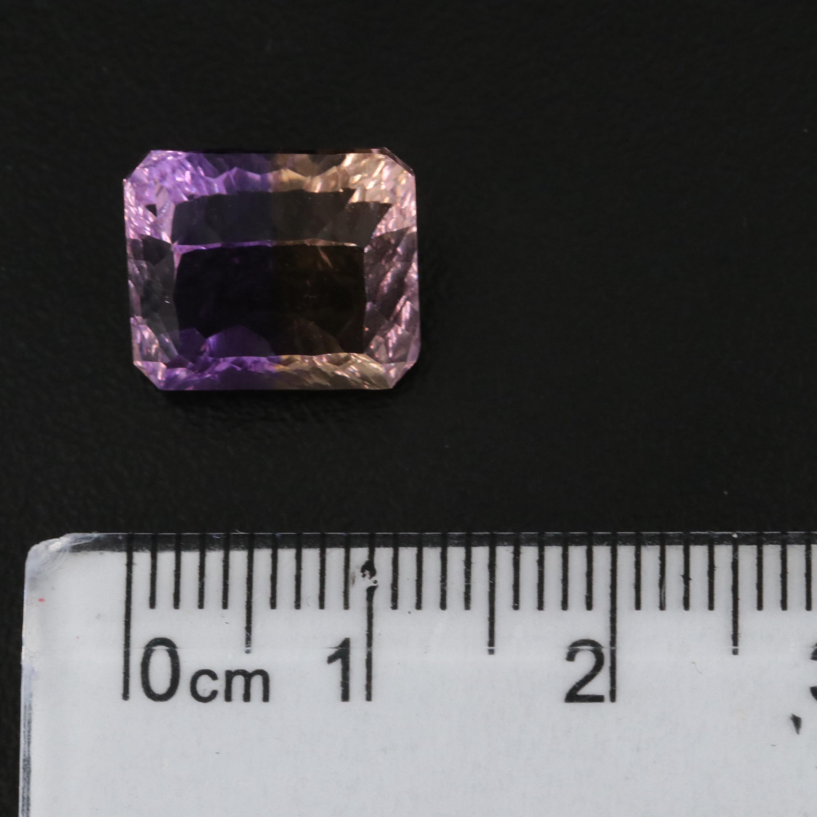 Loose 8.00 CT Faceted Ametrine