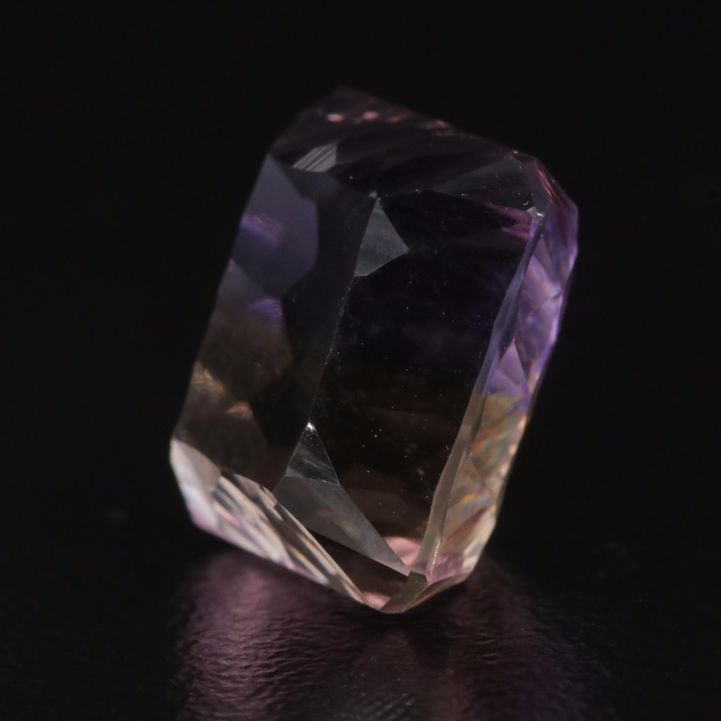 Loose 8.00 CT Faceted Ametrine