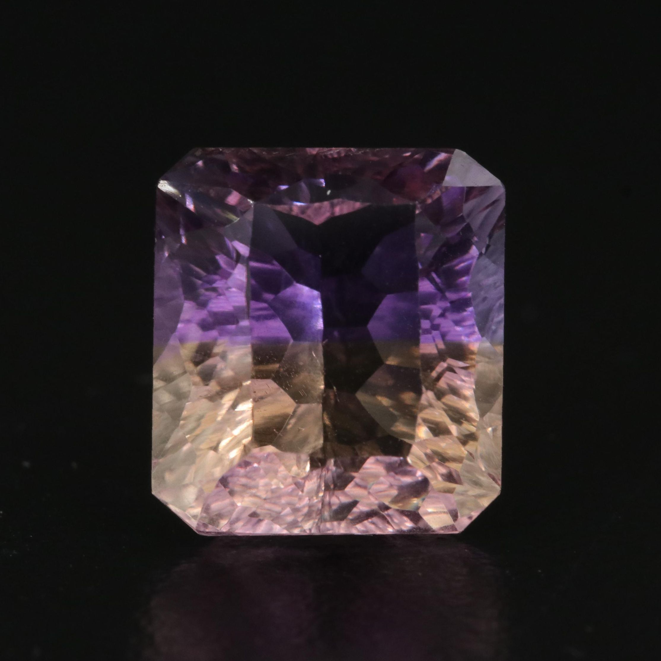 Loose 8.00 CT Faceted Ametrine