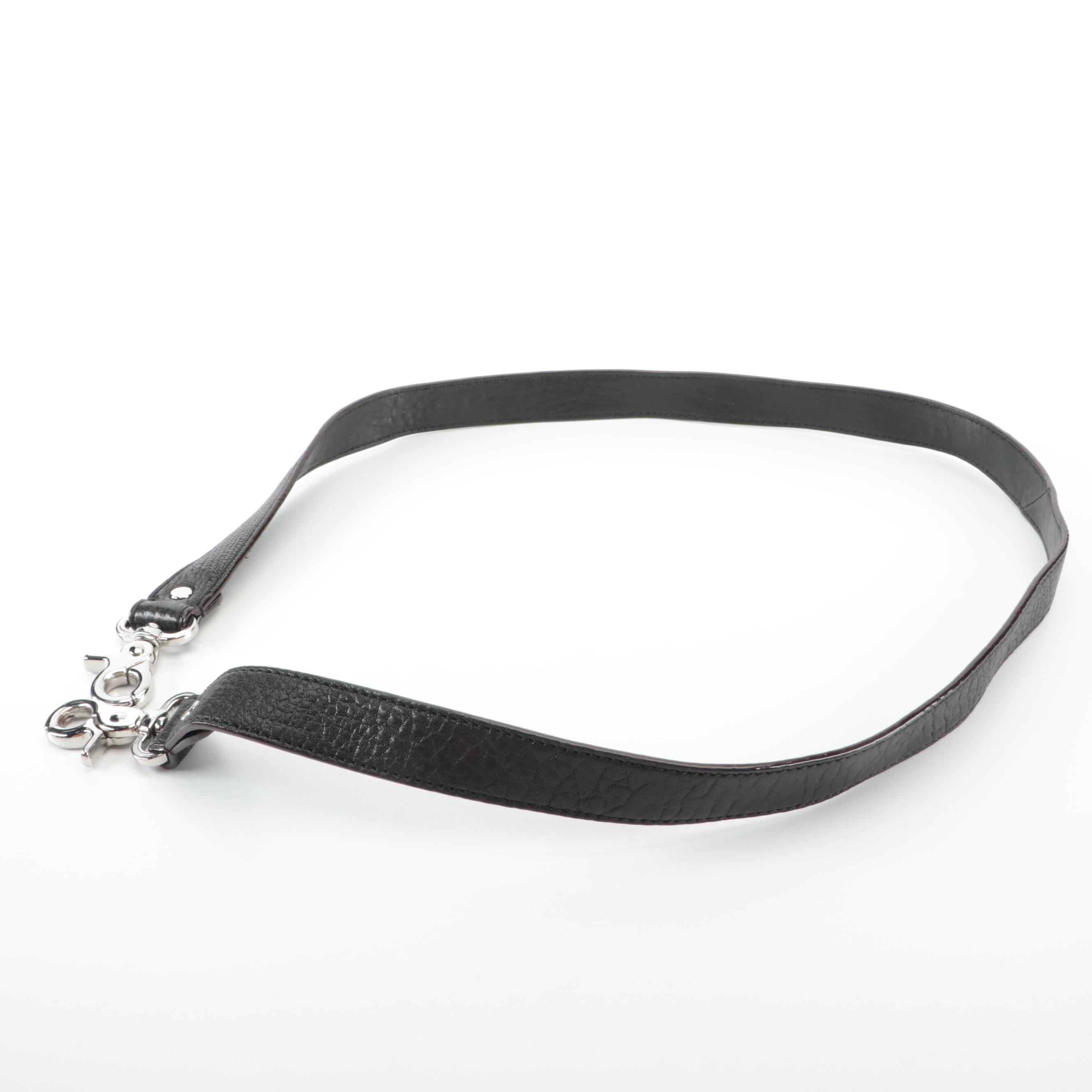 Rebecca Minkoff Black Leather Bag and Tory Burch Zip Around Wallet