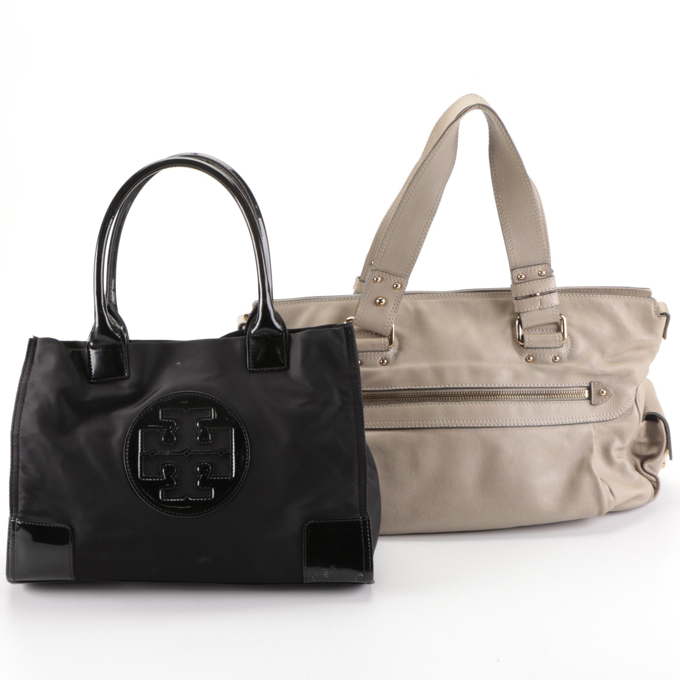 Marc Jacobs Italian Leather Satchel and Tory Burch Ella Tote Bag