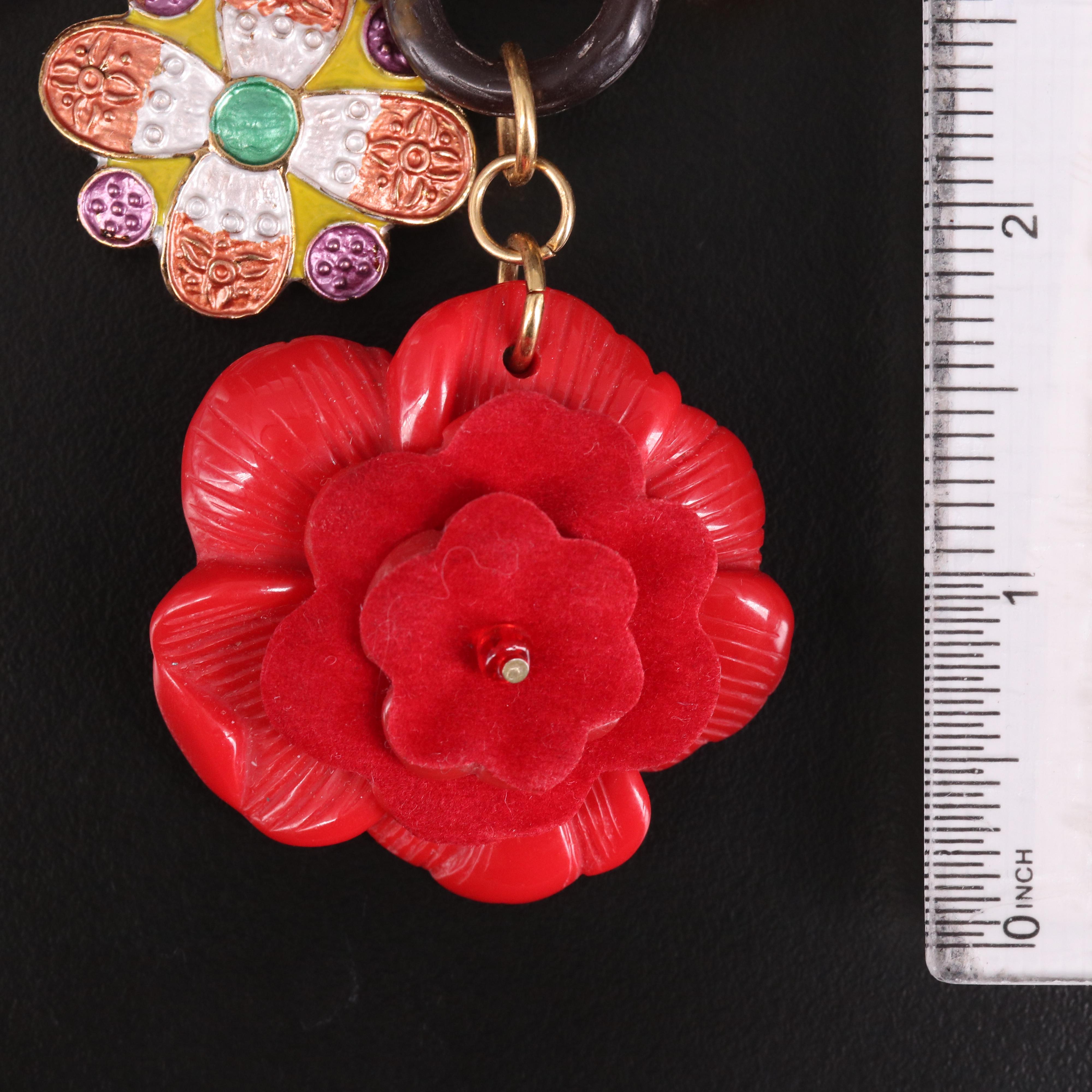 Erickson Beamon for Target Rhinestone Flower Necklace