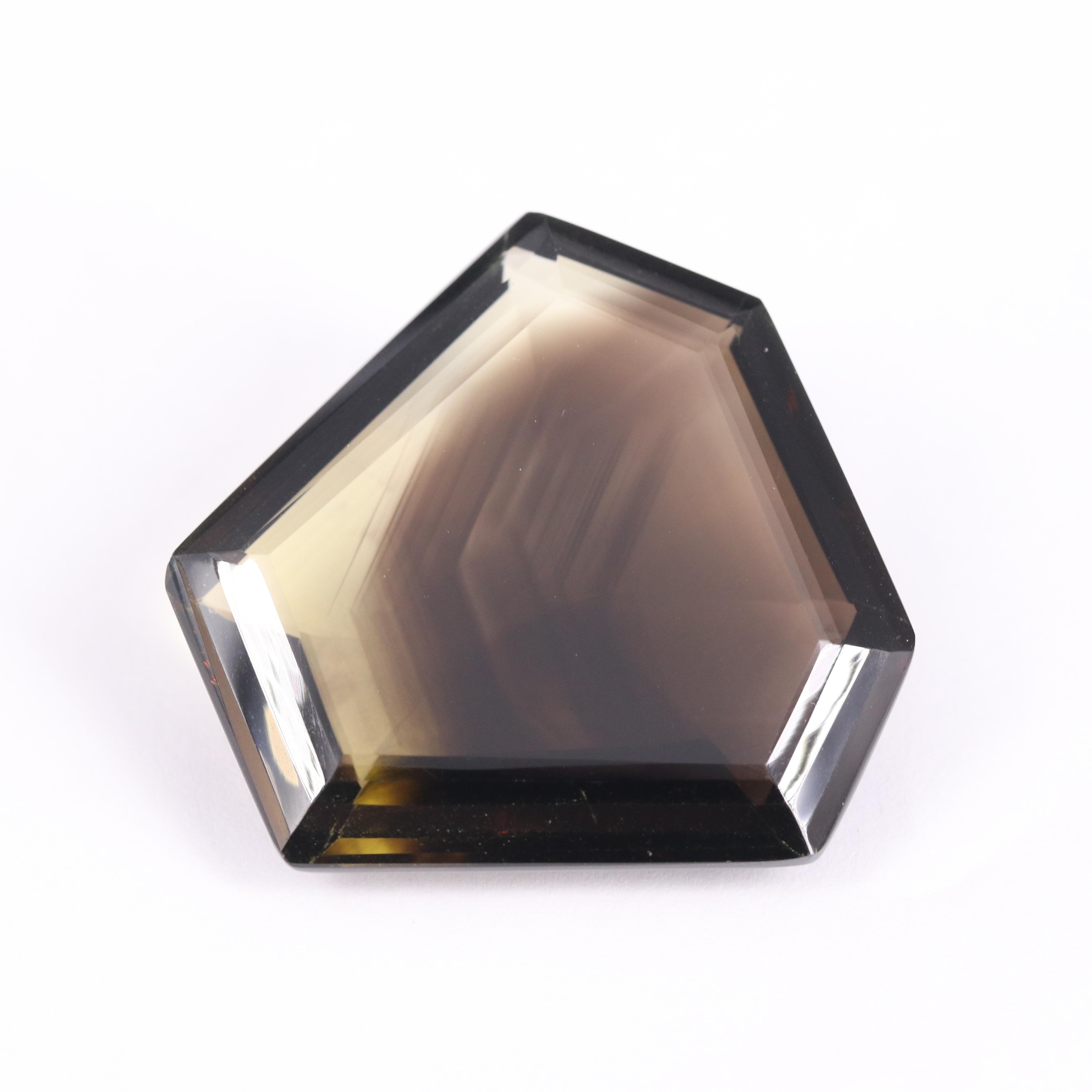 Loose 95.42 CT Calf's Head Faceted Quartz