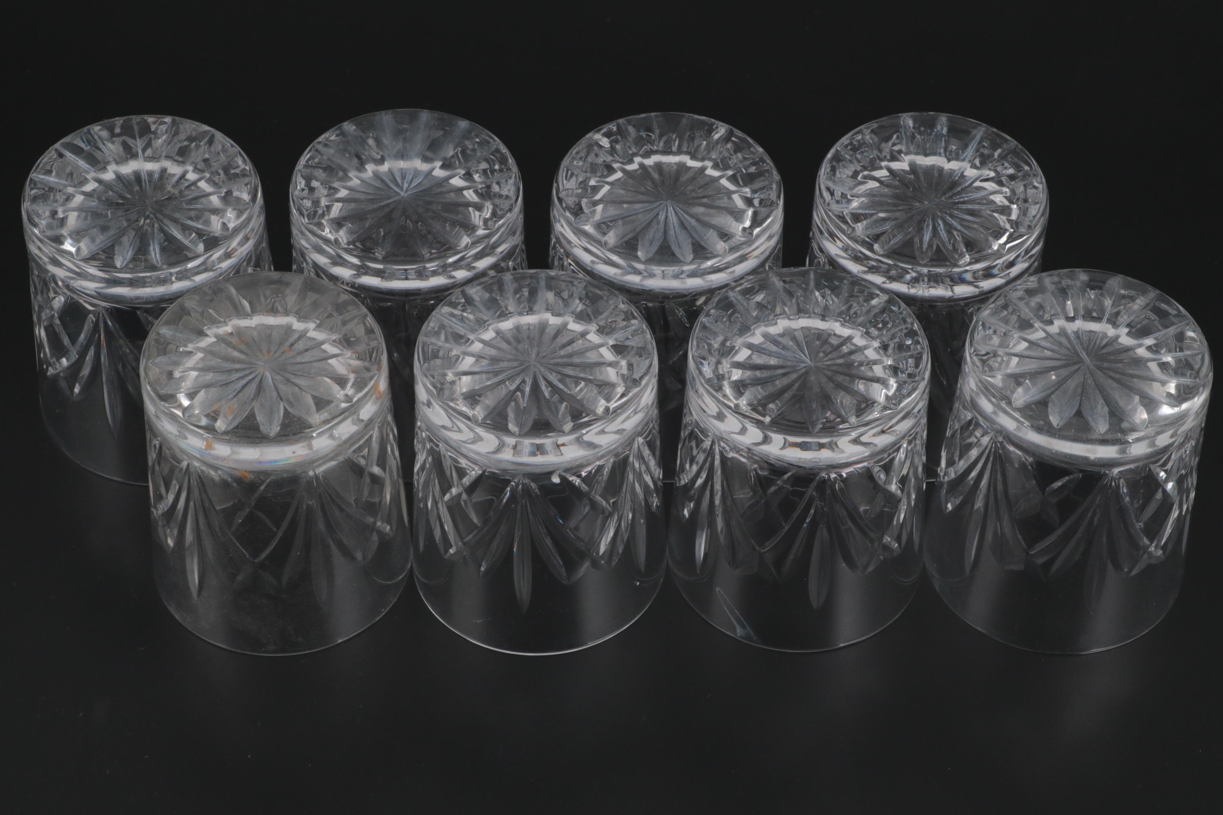 Marquis by Waterford "Brookside" Crystal Double Old Fashioned Glasses