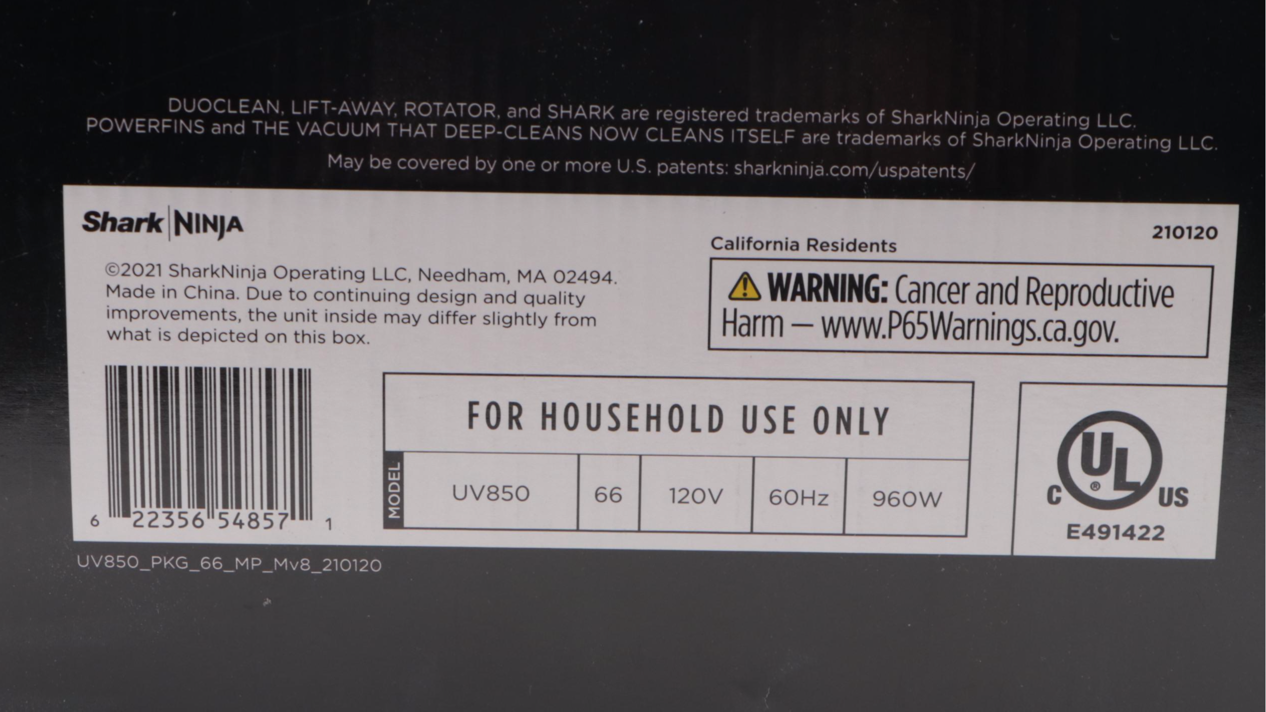 Shark Performance Lift Away Vacuum Cleaner