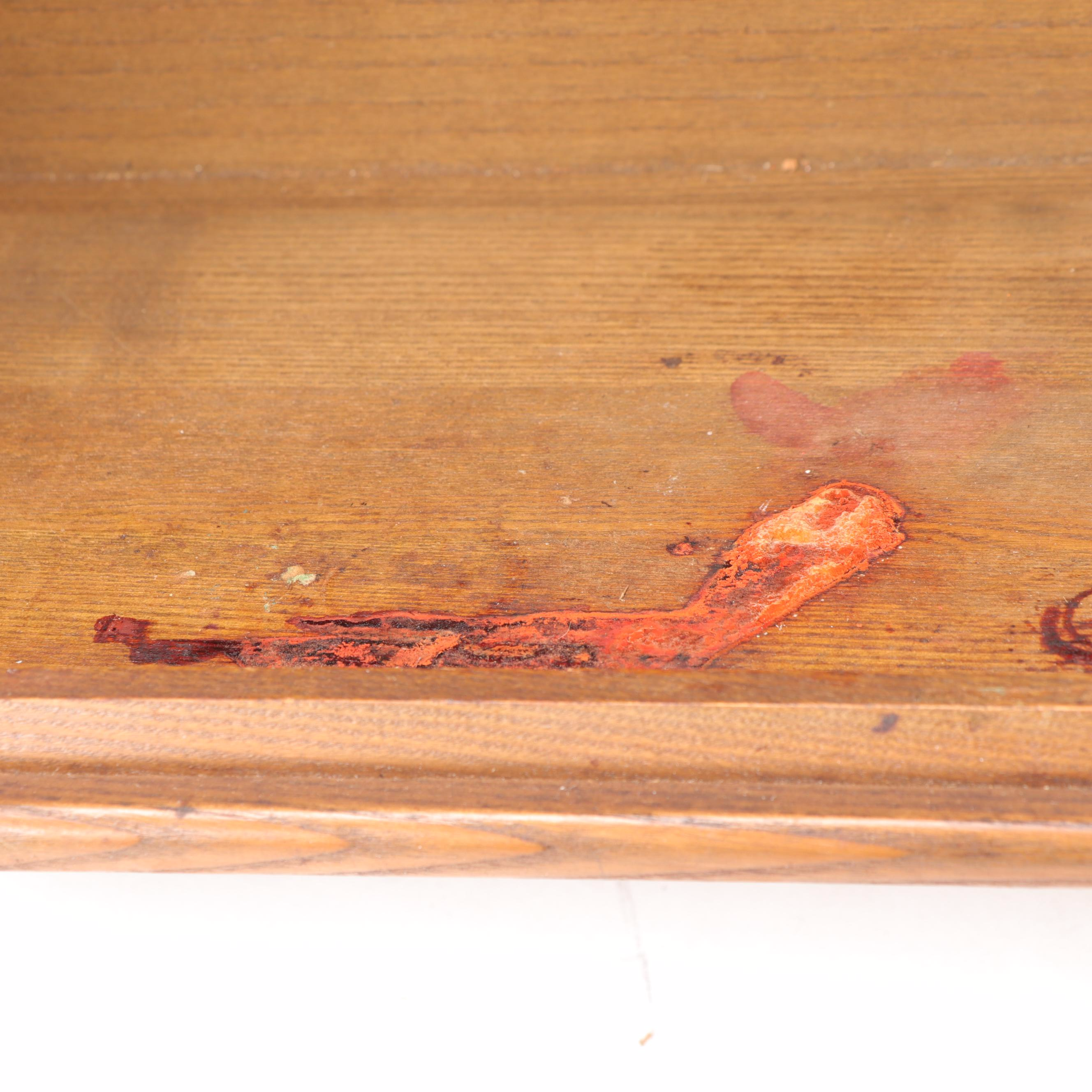 Anri Paint-Decorated Wood Wall Cabinet, Late 20th Century