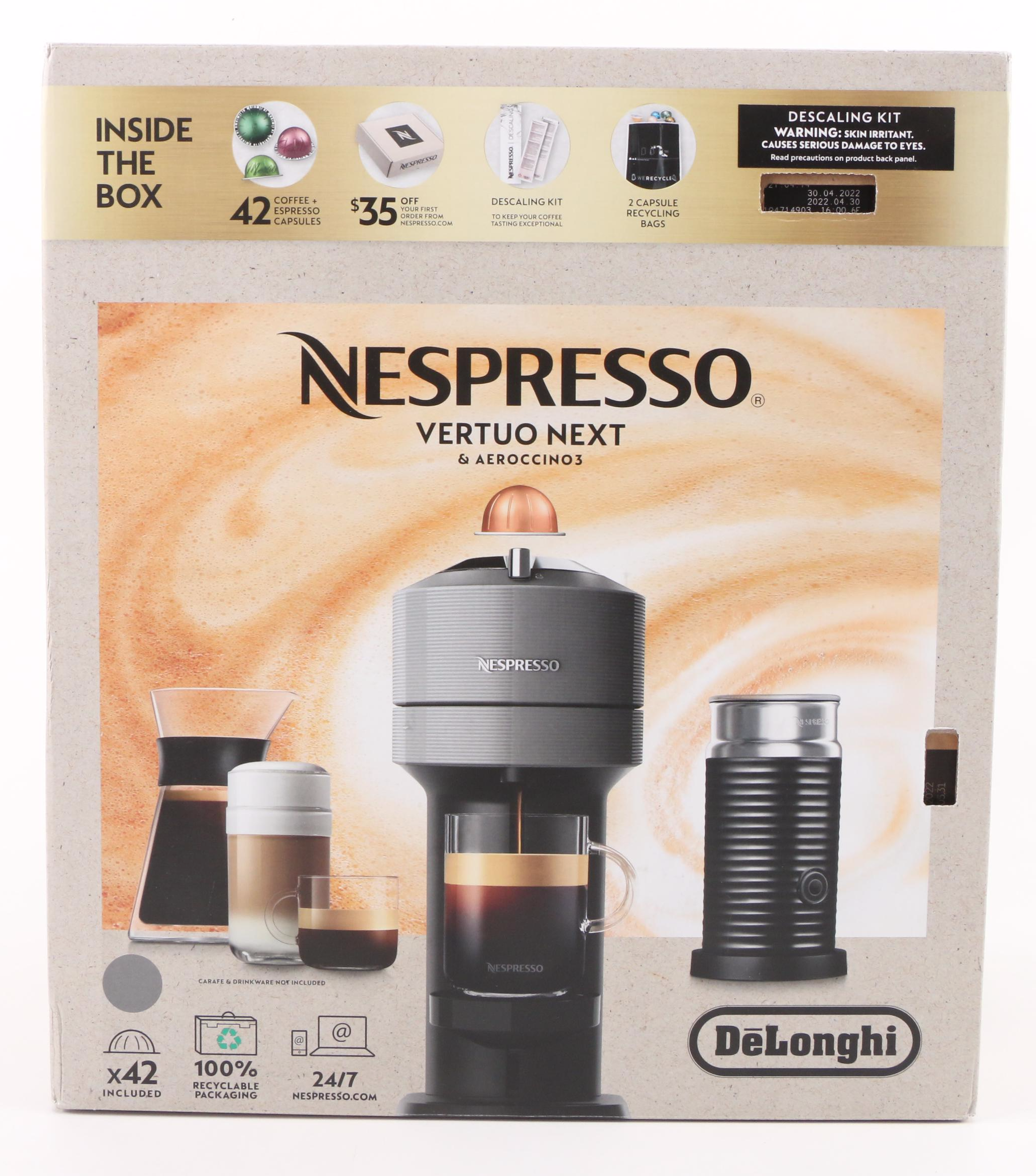 De'Longhi Nespresso Vertuo Next Coffee and Espresso Machine