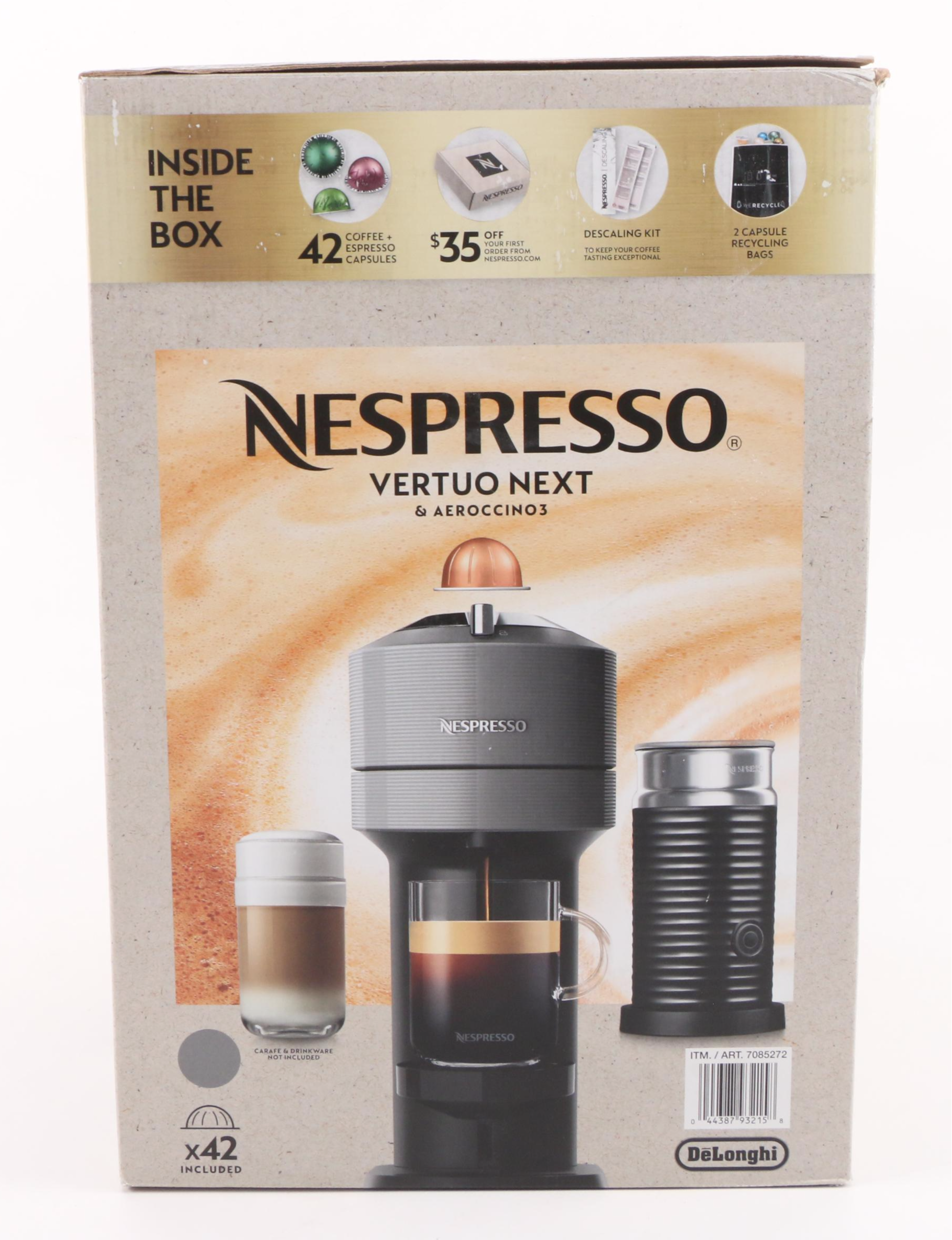 De'Longhi Nespresso Vertuo Next Coffee and Espresso Machine