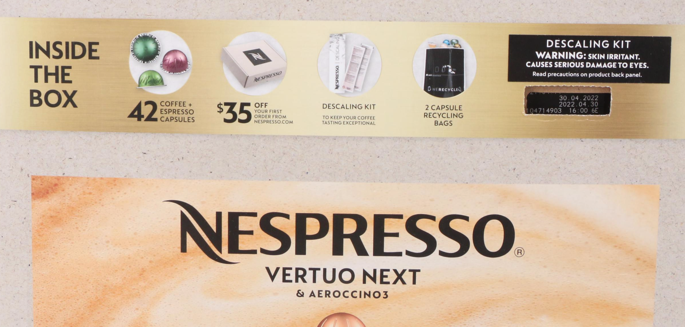 De'Longhi Nespresso Vertuo Next Coffee and Espresso Machine