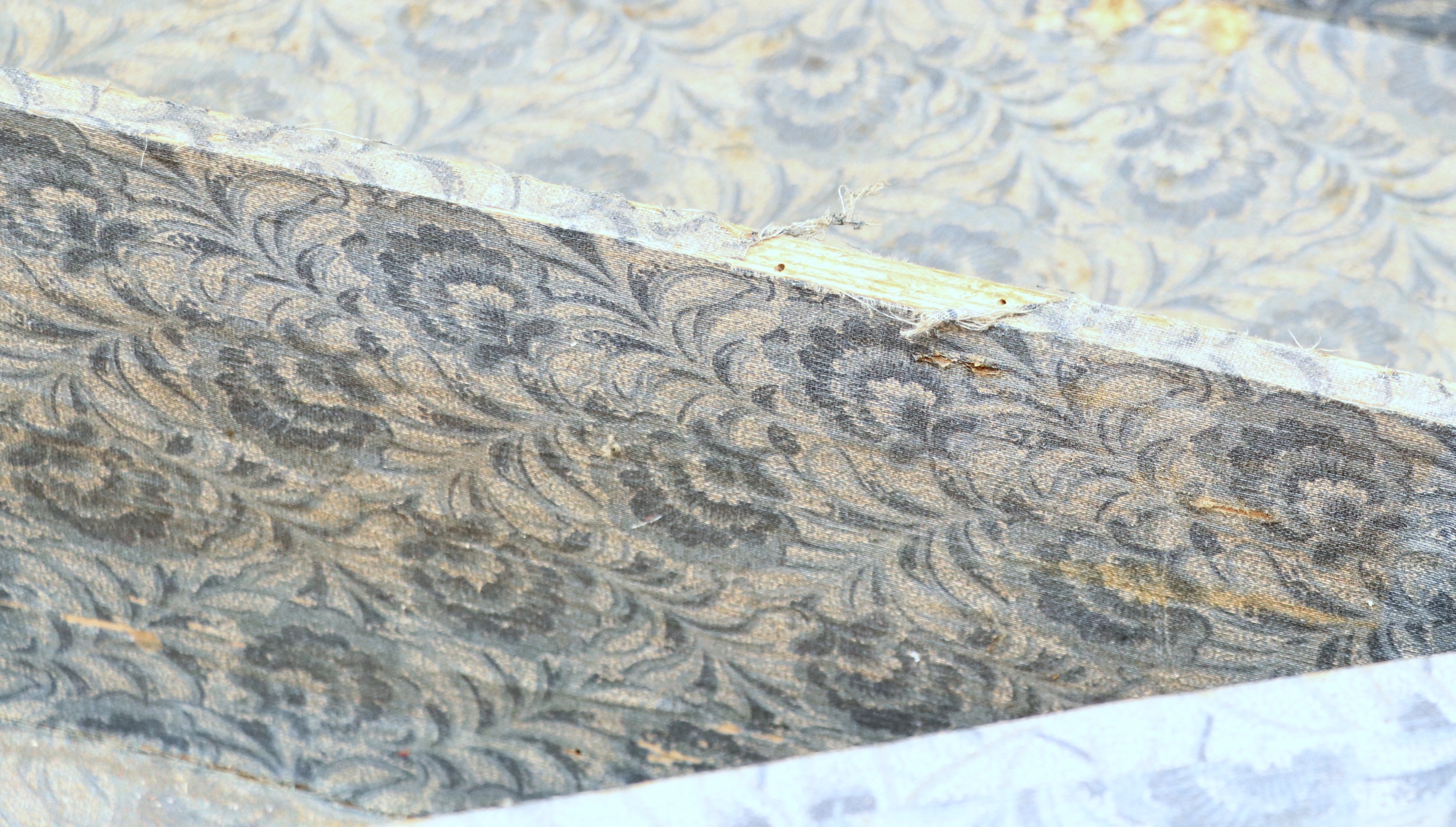 Flat-Top Steamer Trunk Personalized "Frances Morris", Early 20th Century