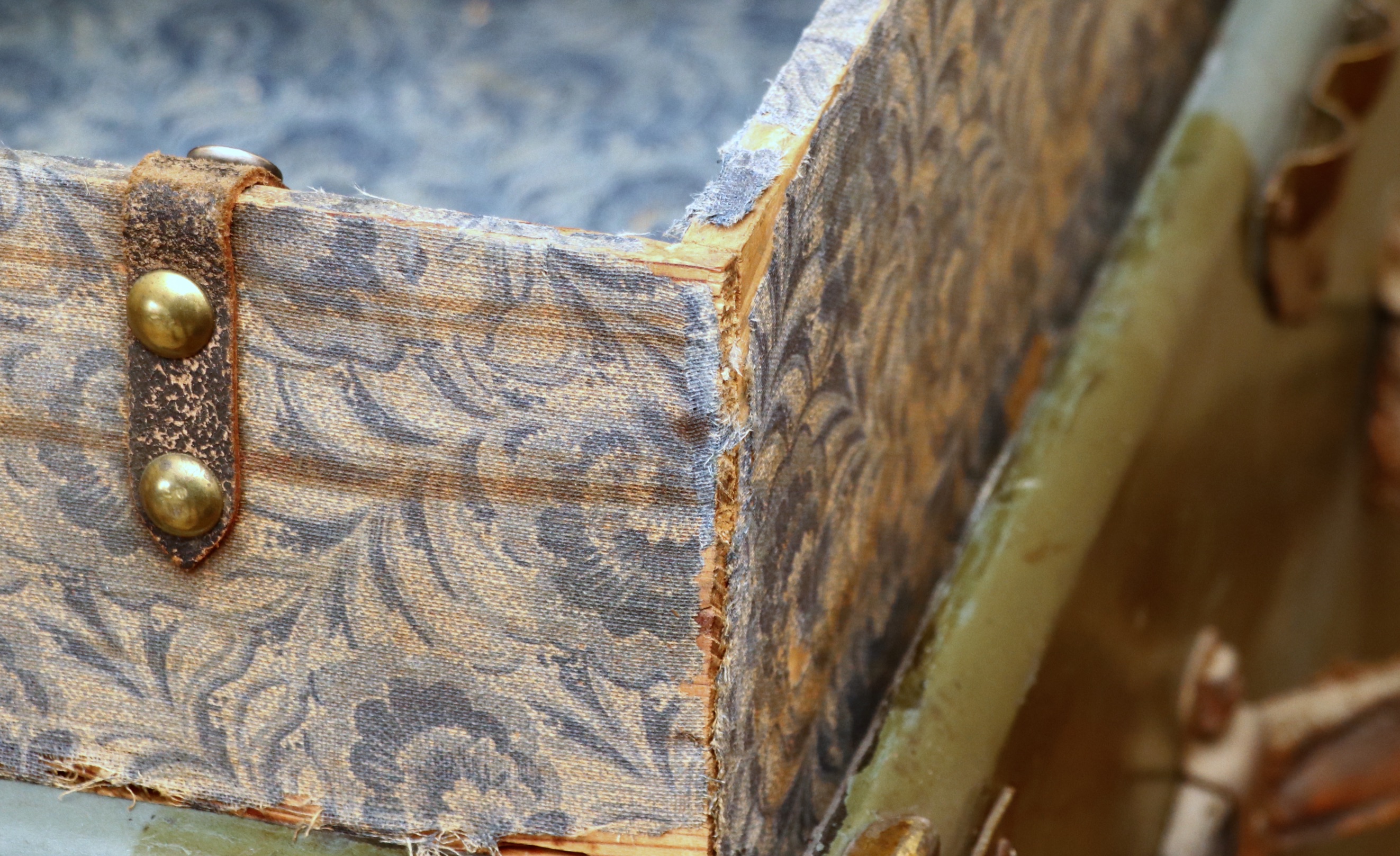 Flat-Top Steamer Trunk Personalized "Frances Morris", Early 20th Century