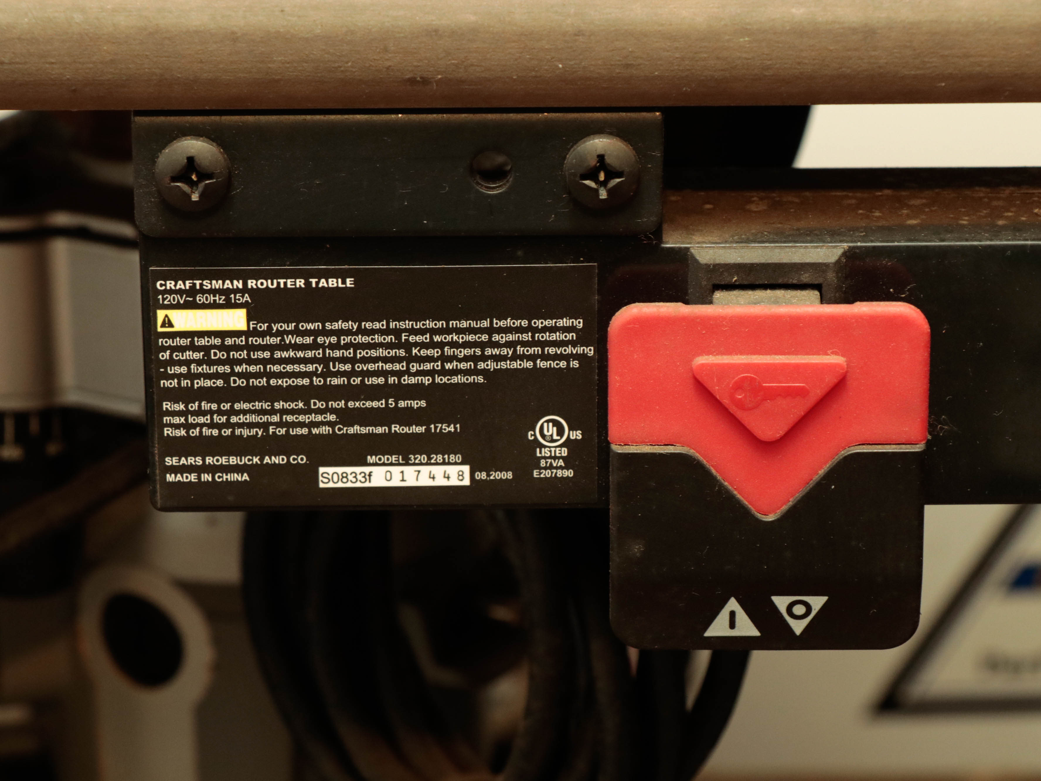 Craftsman 10" Table Saw, Craftsman Router Table and Other Tools