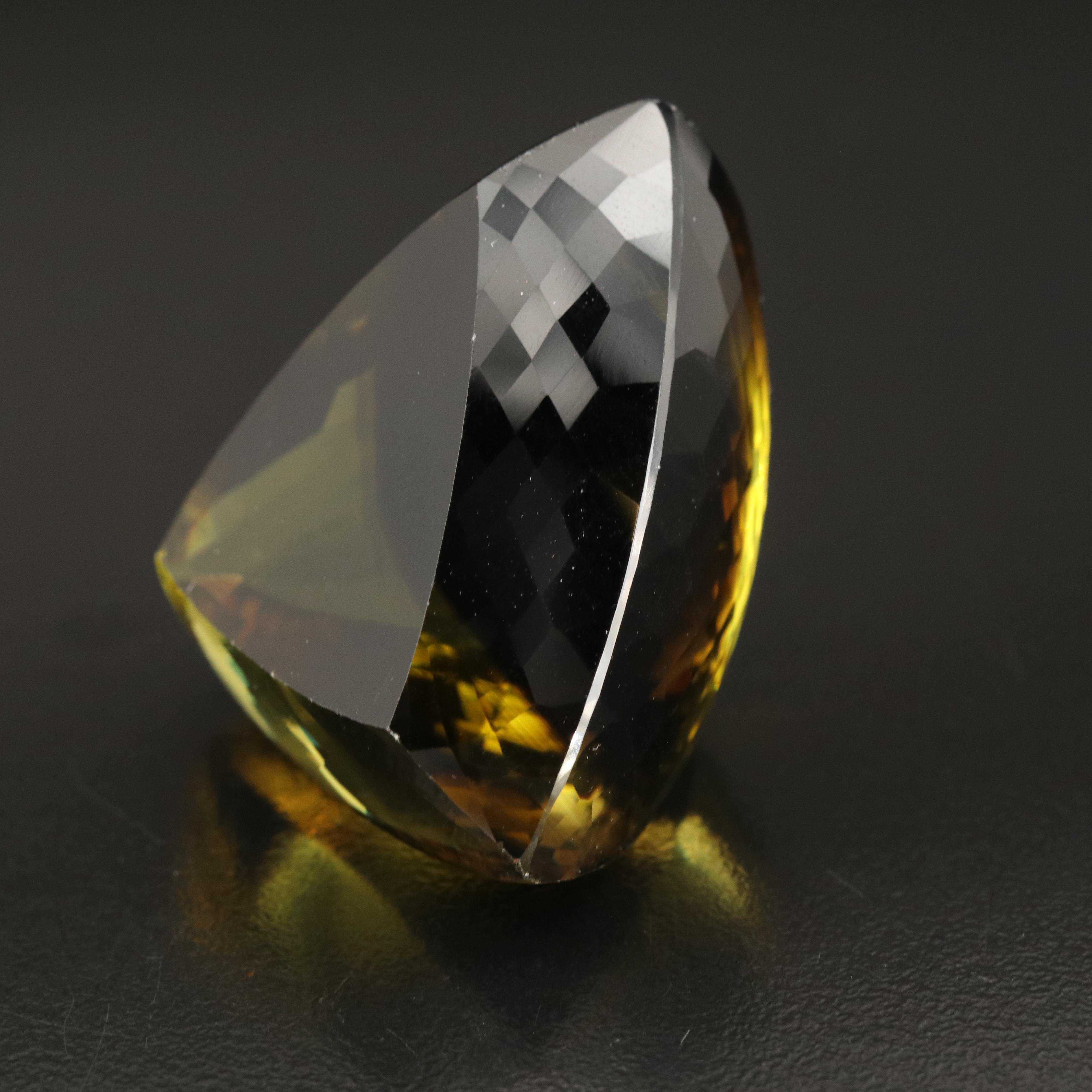 Loose 160.50 CT Triangle Faceted Quartz