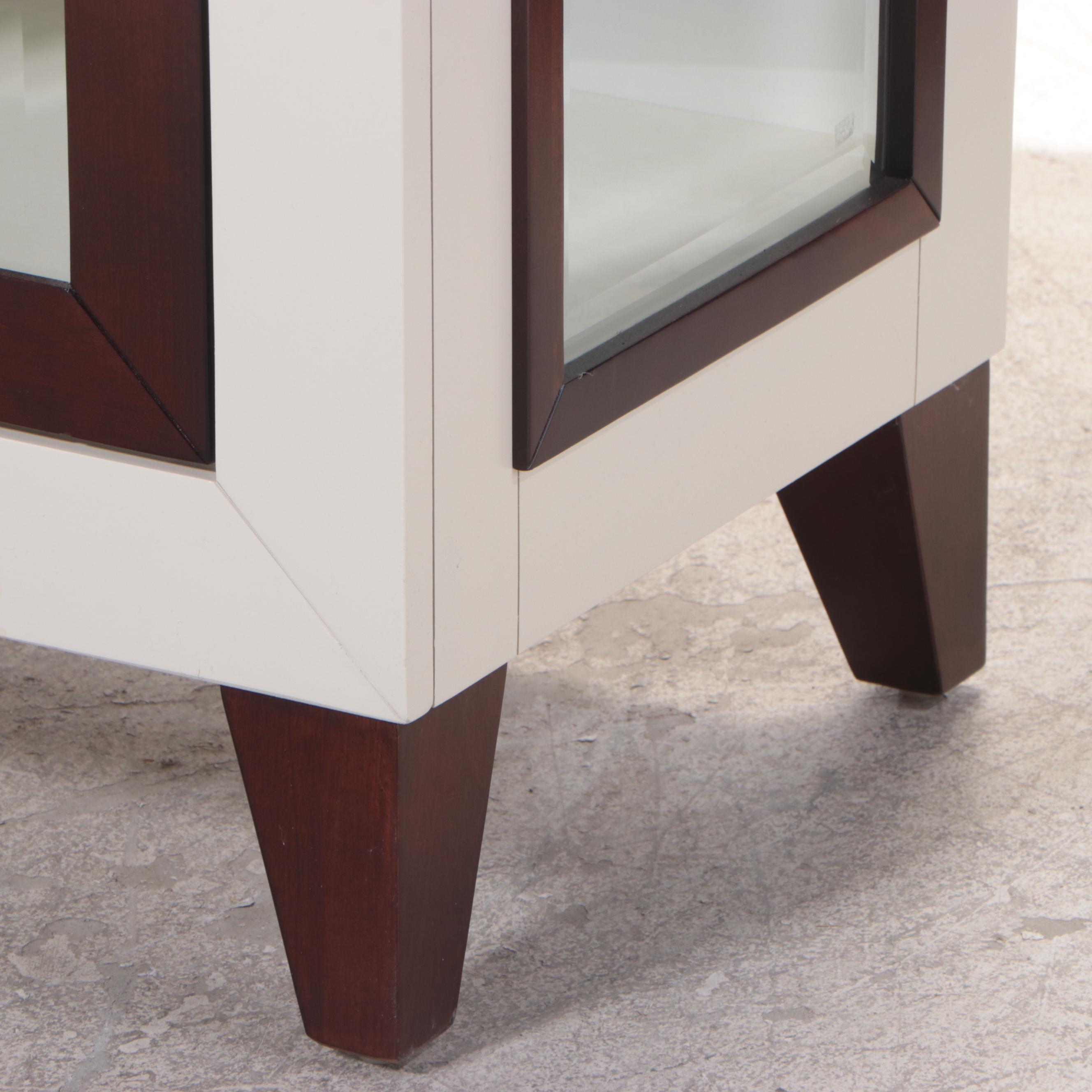 Sofia Vergara Lacquer and Wood Trimmed Buffet