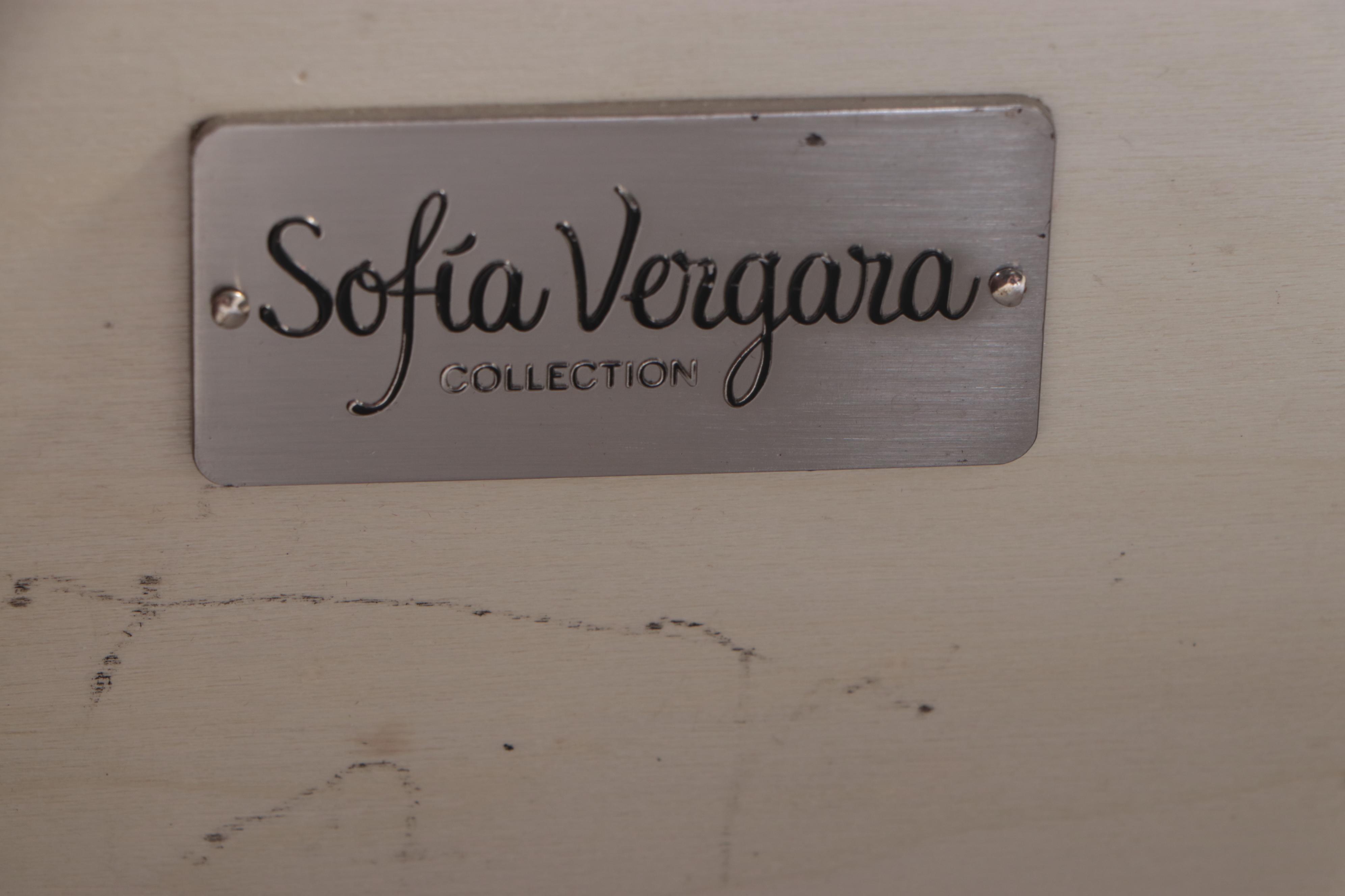 Sofia Vergara Lacquer and Wood Trimmed Buffet