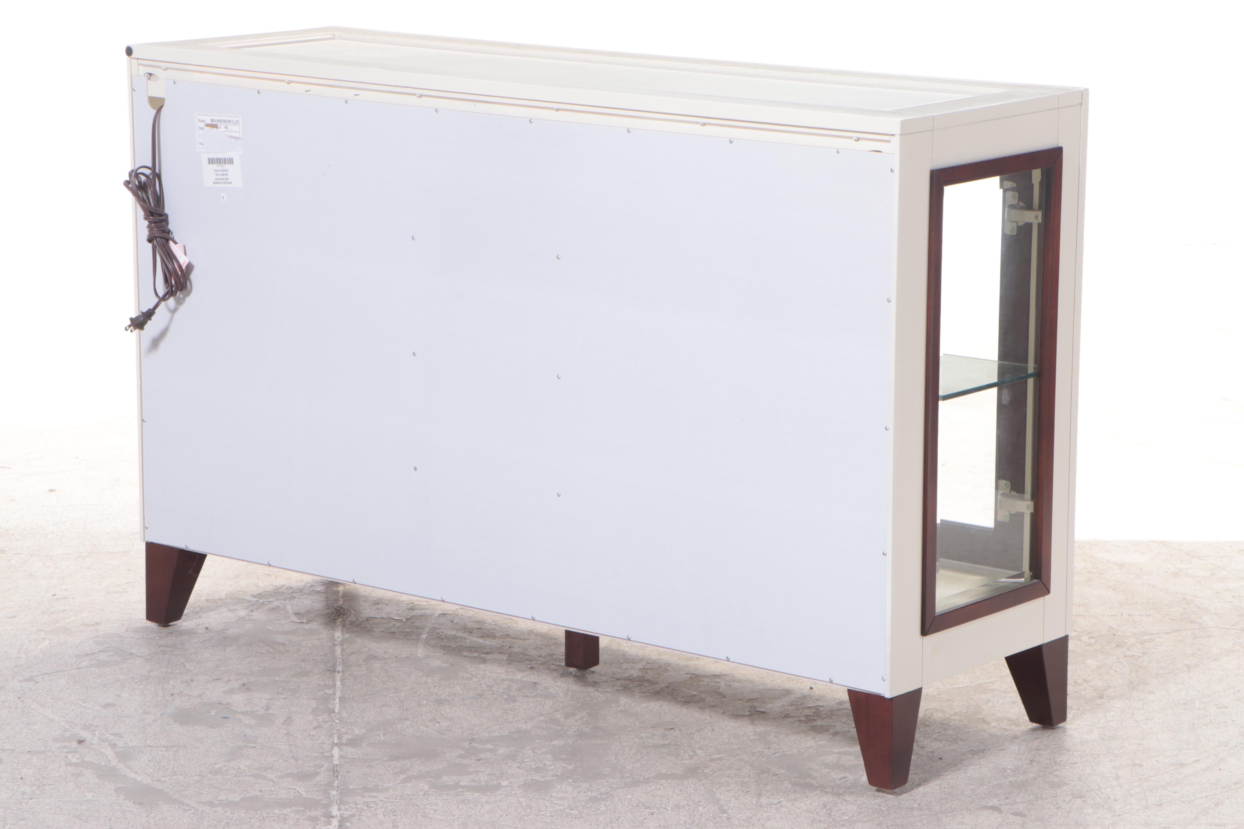 Sofia Vergara Lacquer and Wood Trimmed Buffet