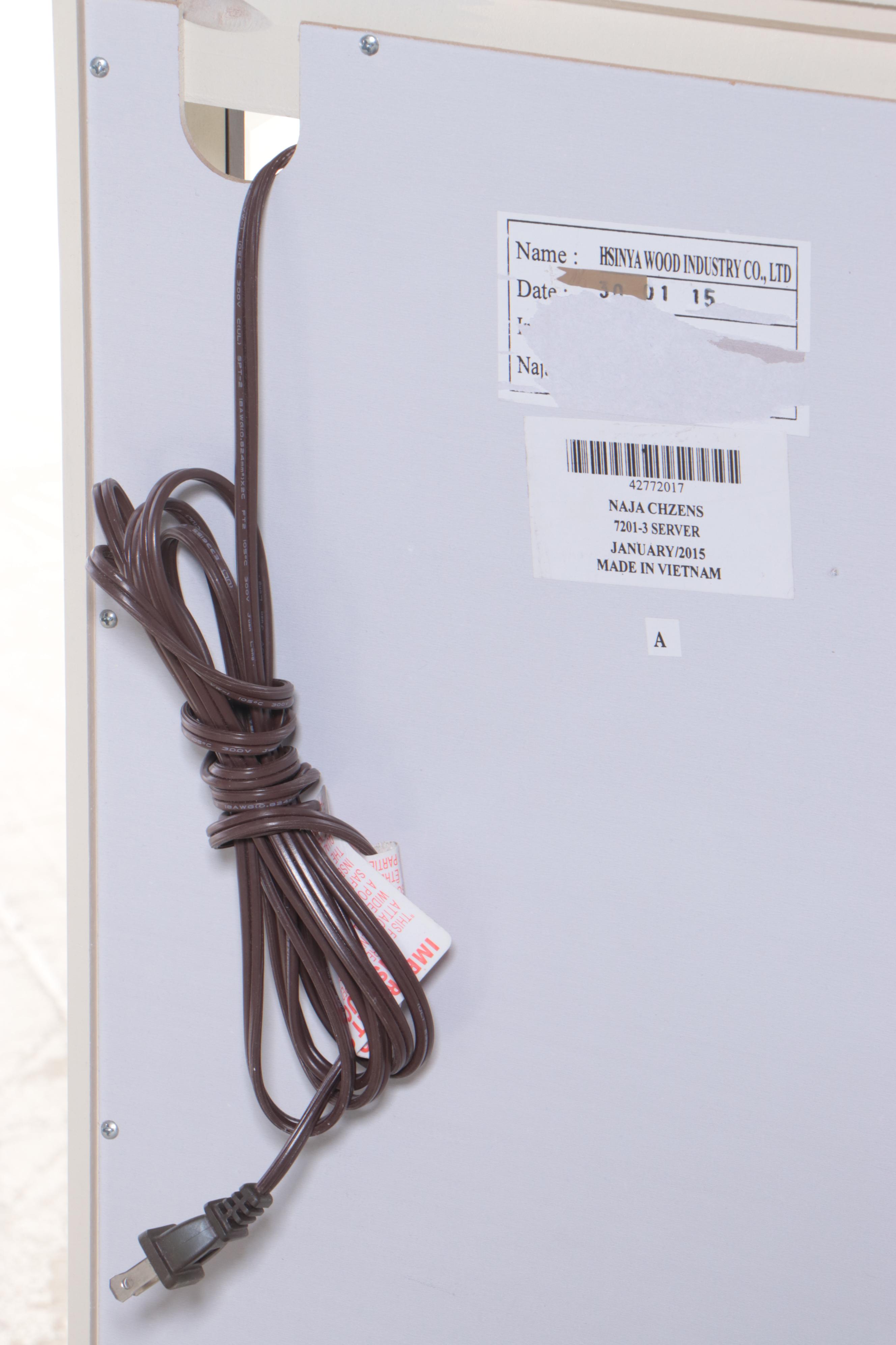 Sofia Vergara Lacquer and Wood Trimmed Buffet