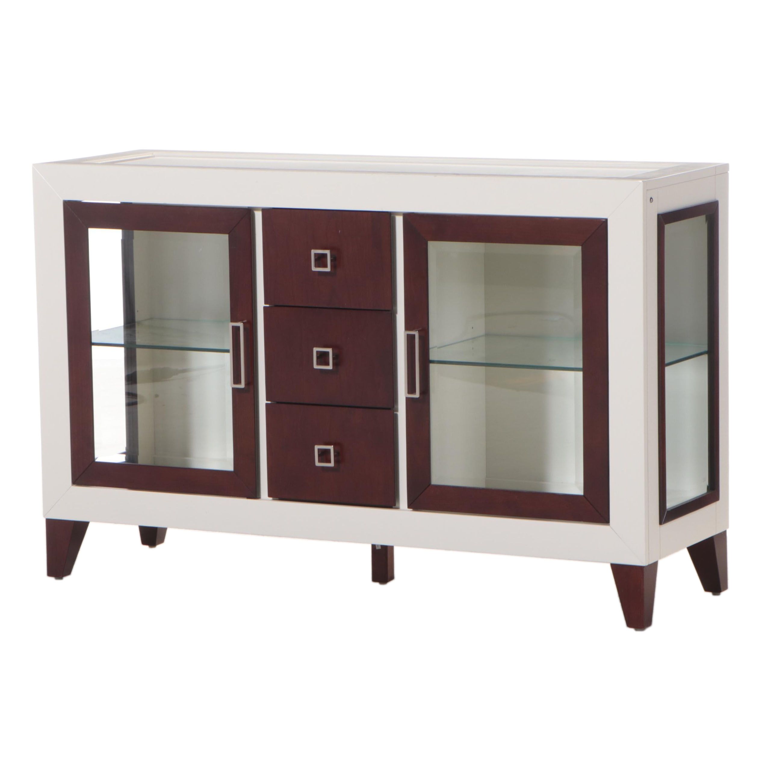 Sofia Vergara Lacquer and Wood Trimmed Buffet EBTH