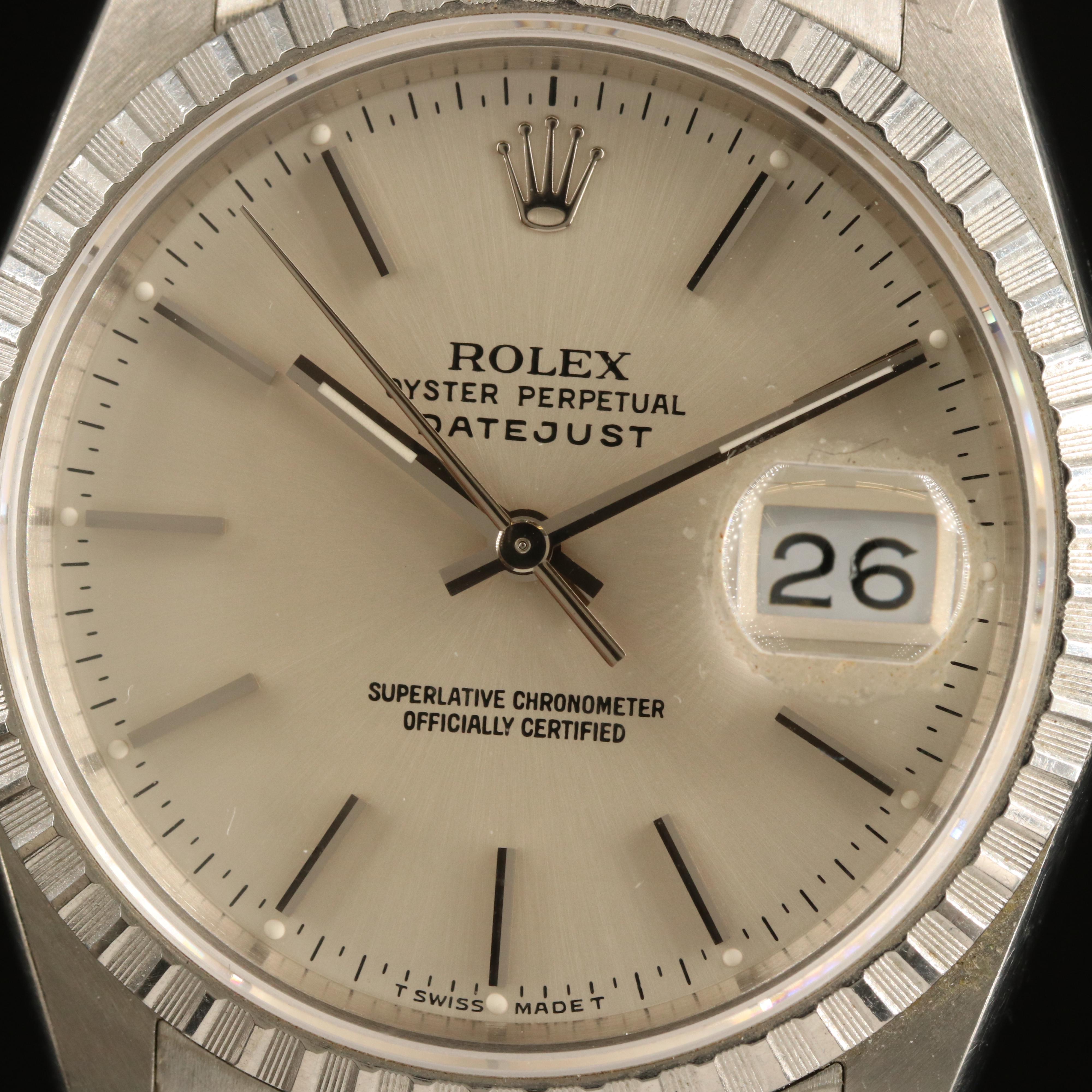 1990 - 1991 Rolex Oyster Perpetual Datejust Watch