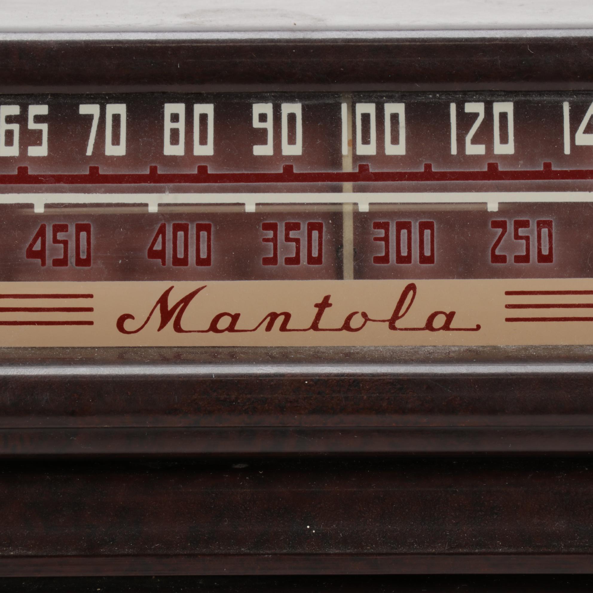 Mantola Magna-Beam and Zenith Consol-Tone Bakelite Radios, Mid/Late 20th Century