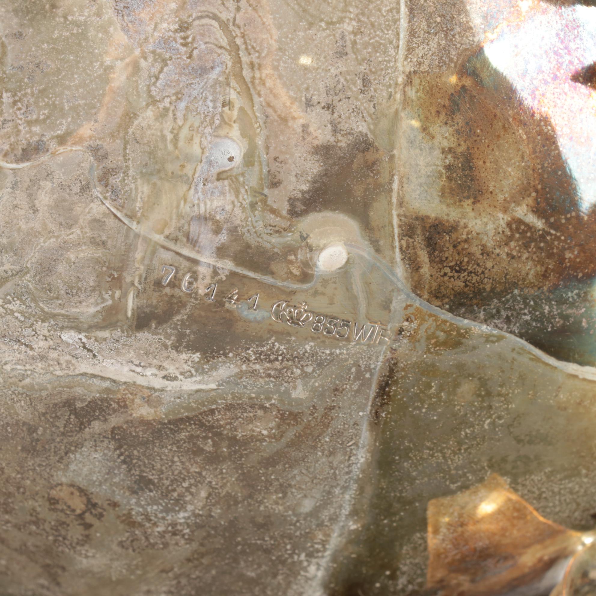 Wilhelm Bender German 835 Silver Coffee and Tea Service, Late 19th Century