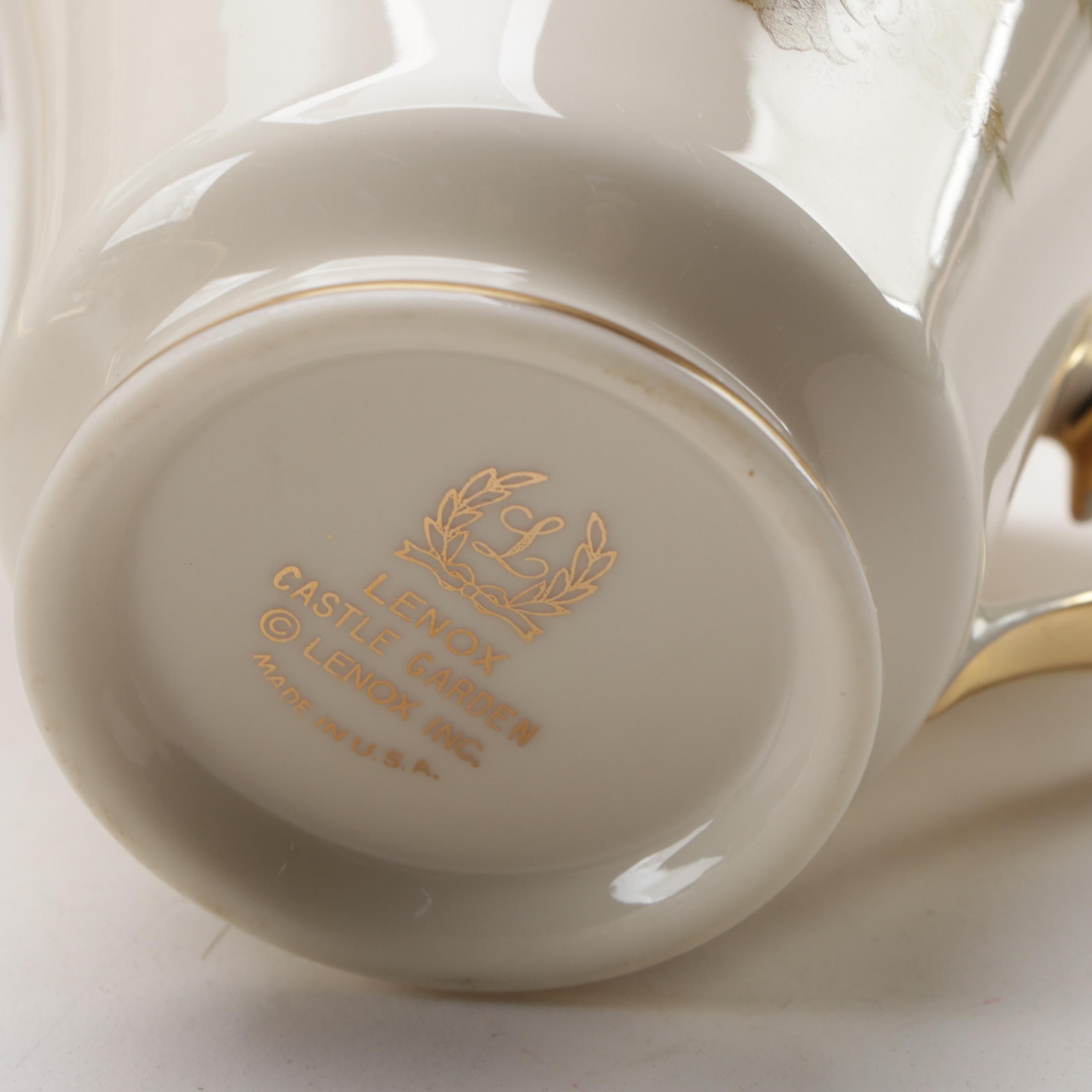 Lenox "Castle Garden" Bone China Dinnerware, 1973–1993