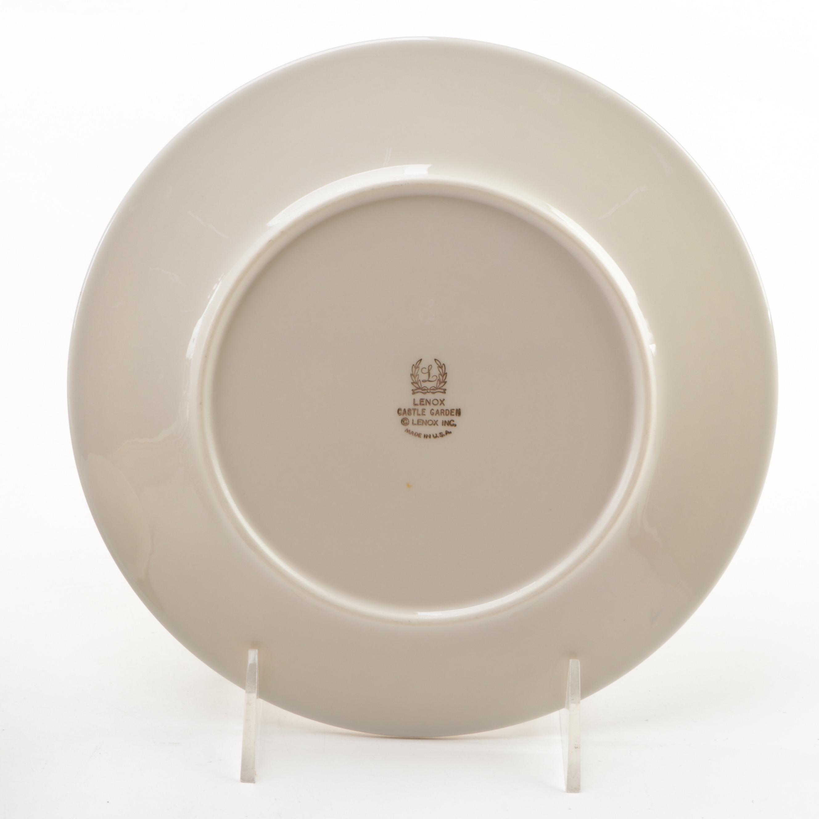 Lenox "Castle Garden" Bone China Dinnerware, 1973–1993