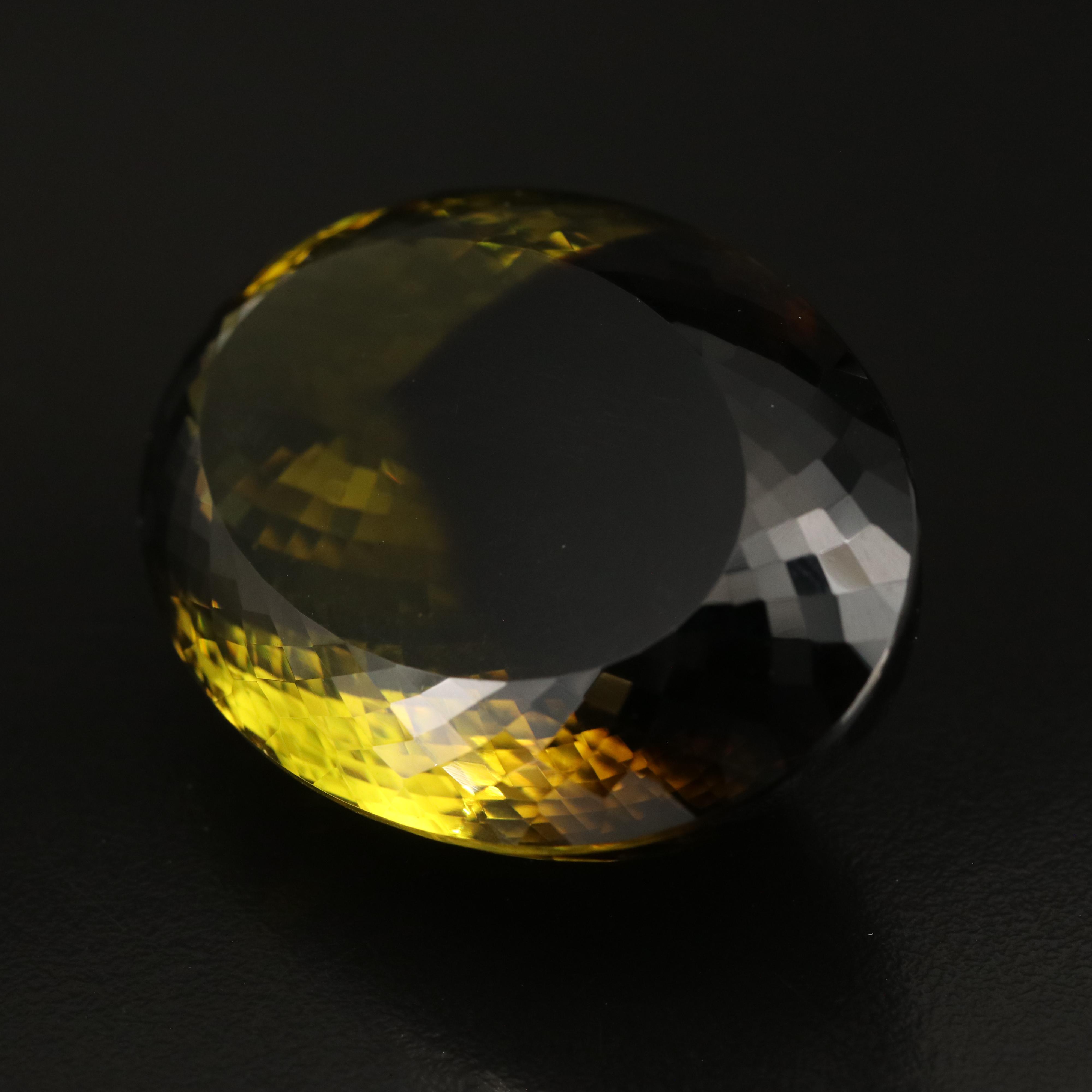 Loose 229.46 CT Oval Faceted Quartz