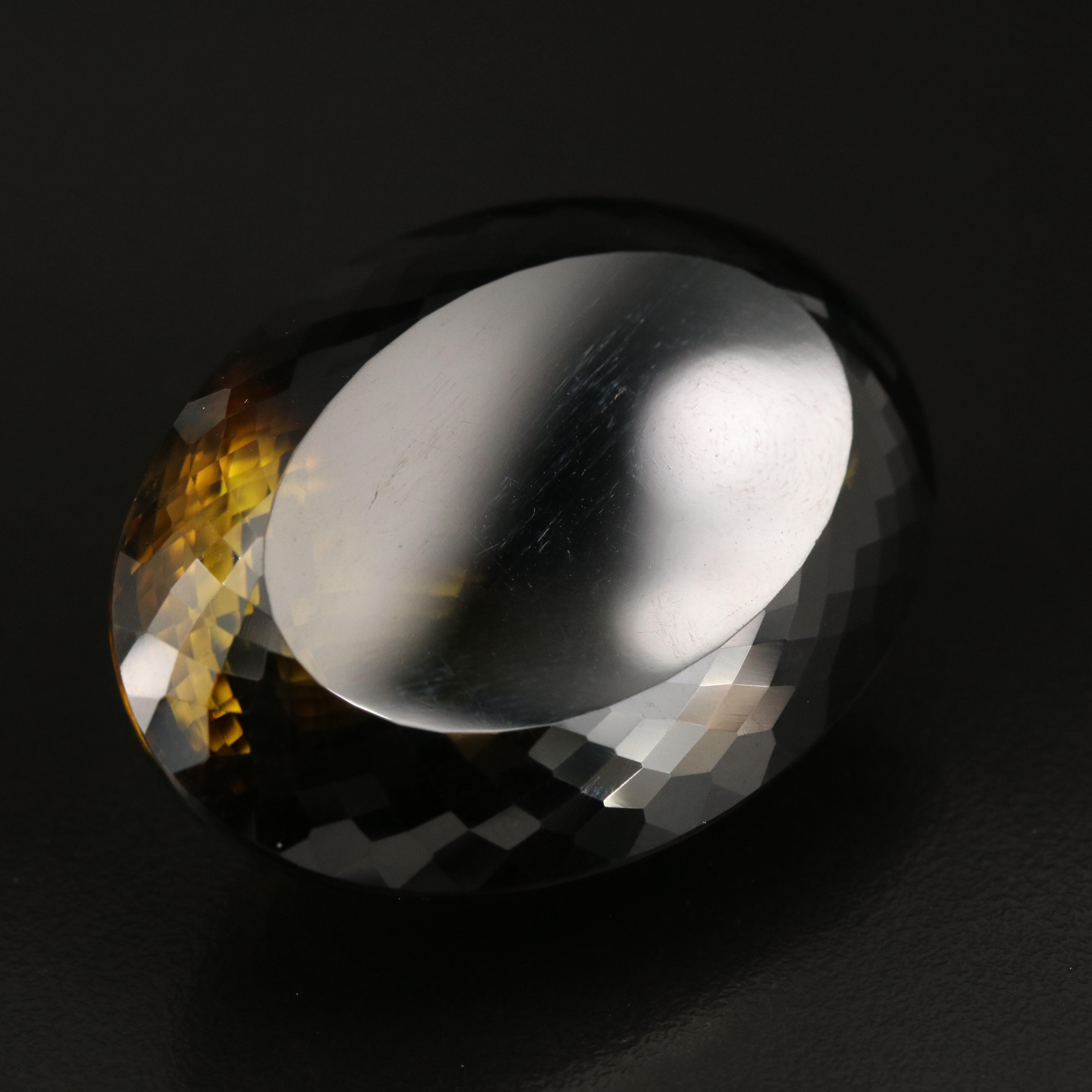 Loose 229.46 CT Oval Faceted Quartz