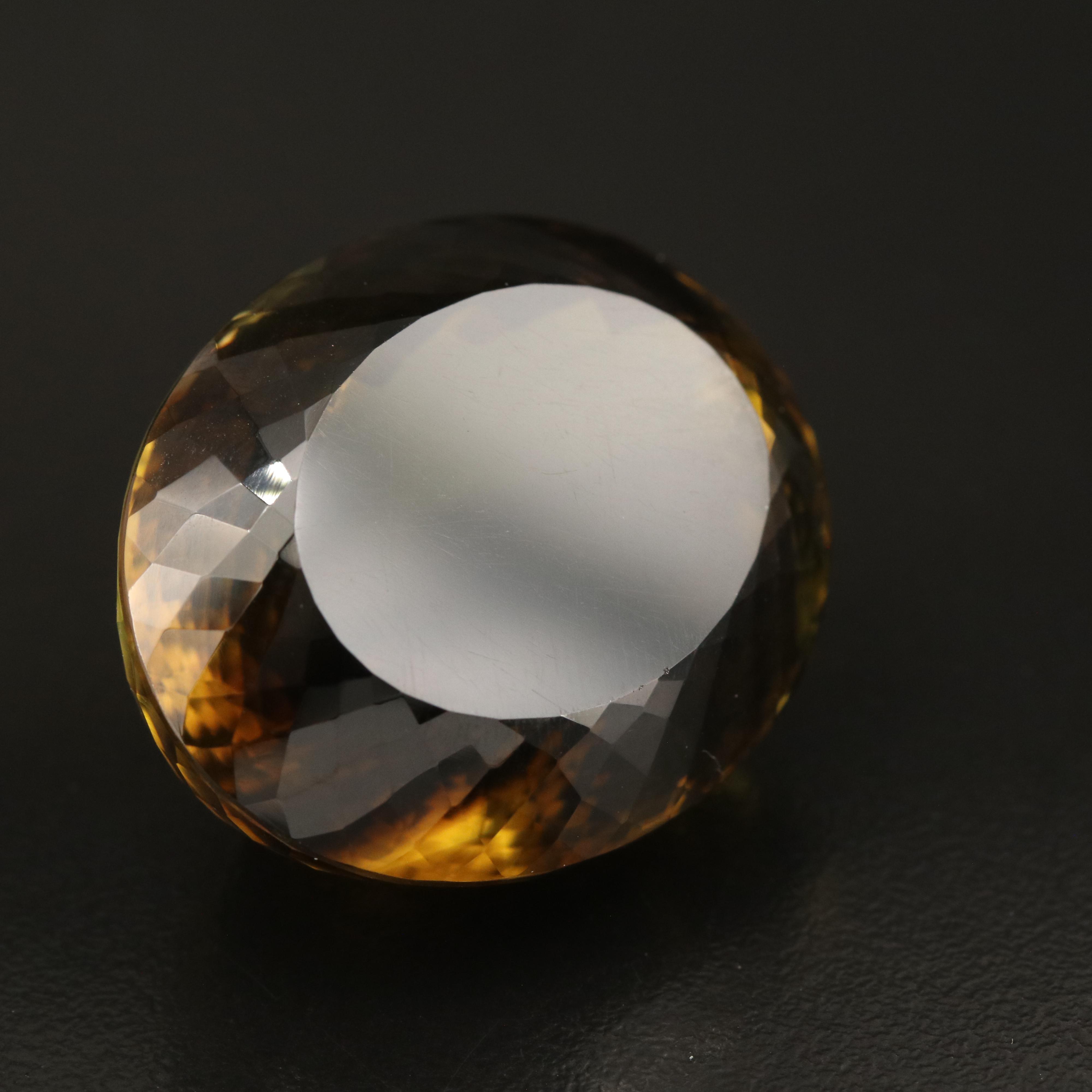 Loose 121.23 CT Oval Faceted Quartz