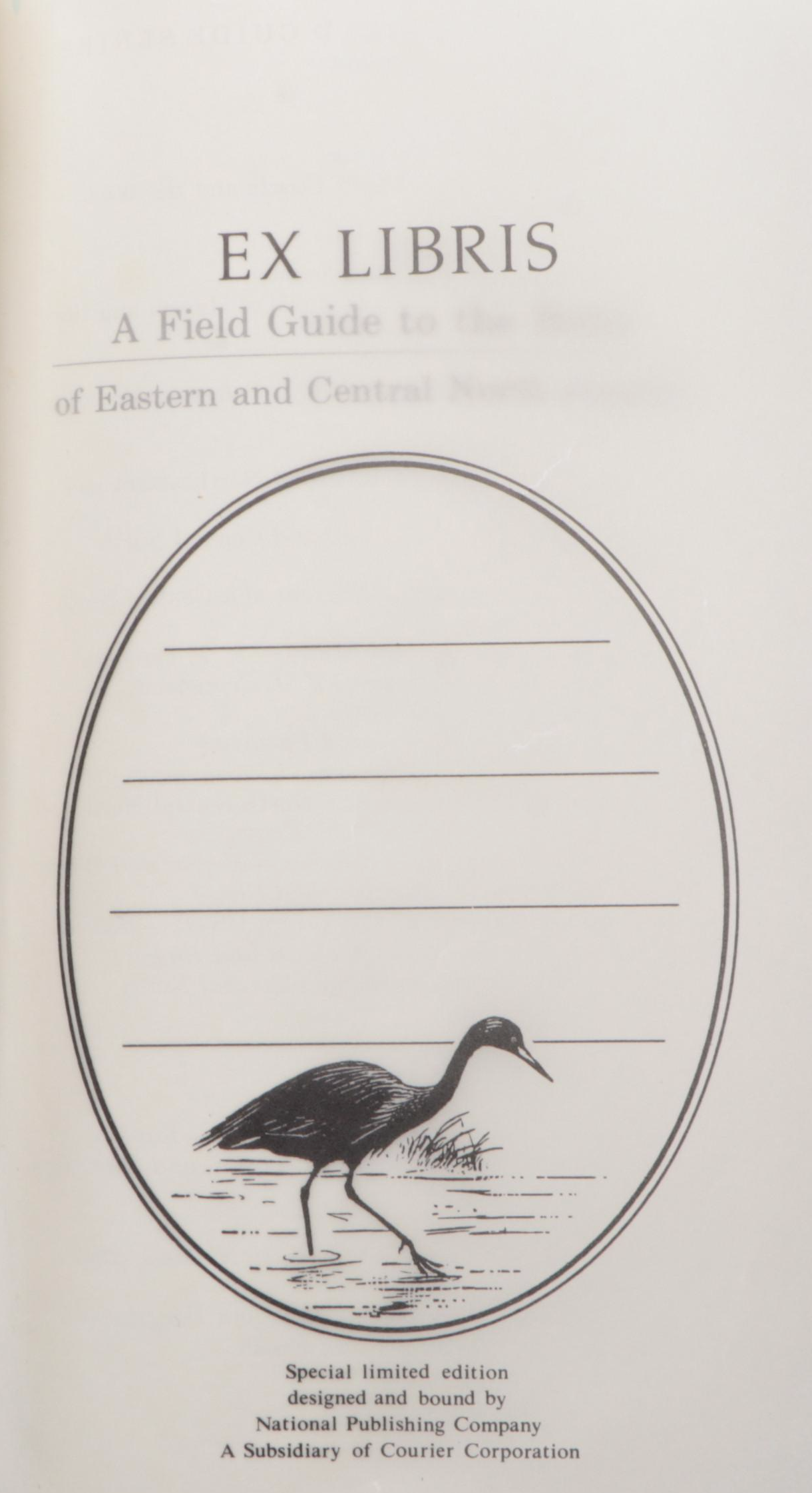 Limited Fourth Edition "A Field Guide to the Birds" by Roger Tory Peterson